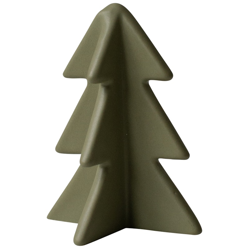 Winter Tree Dekoration 8 cm, Grön