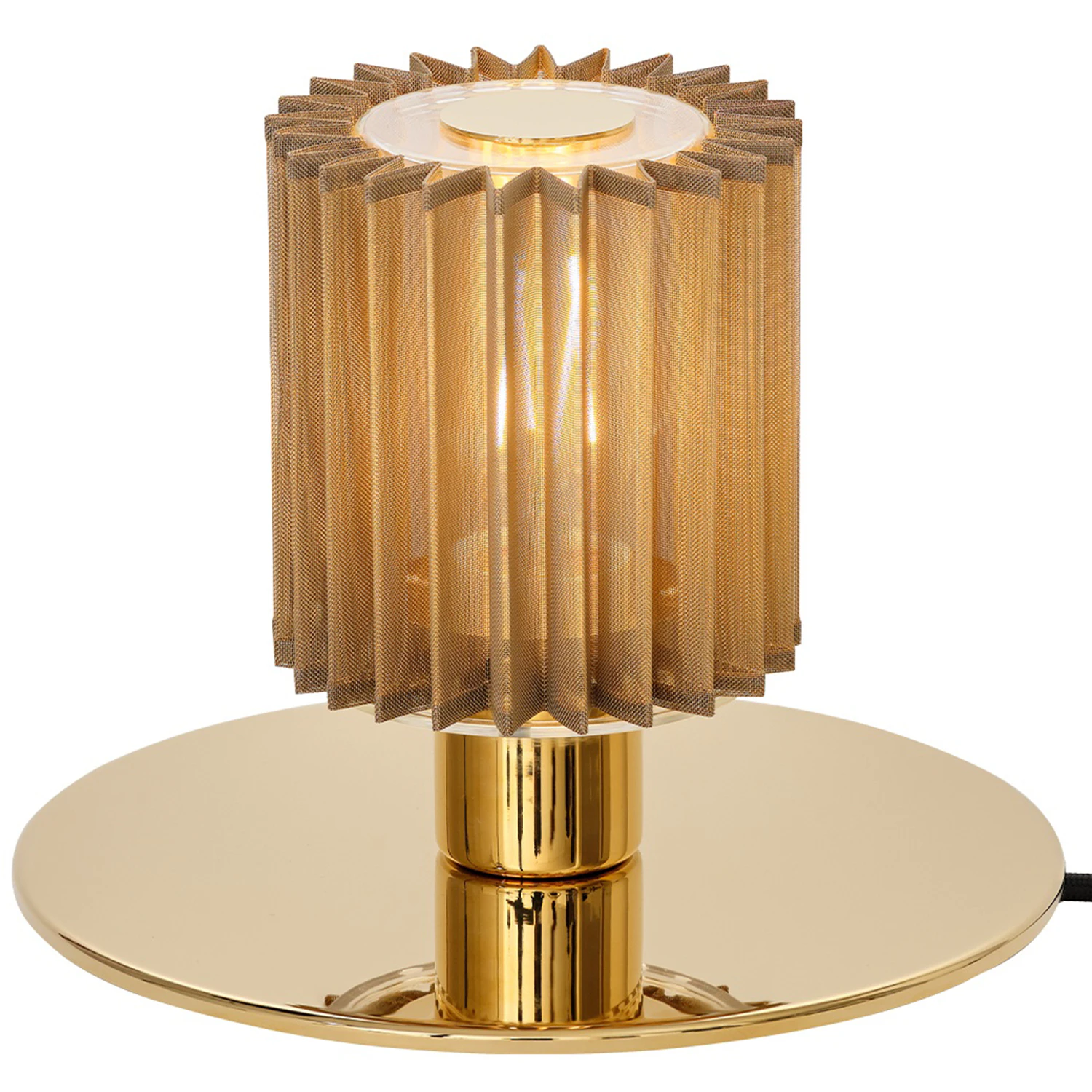 Dcw&eacute;ditions In The Sun 220 Bordslampa / Mesh - Bordslampor St&aring;l Guld