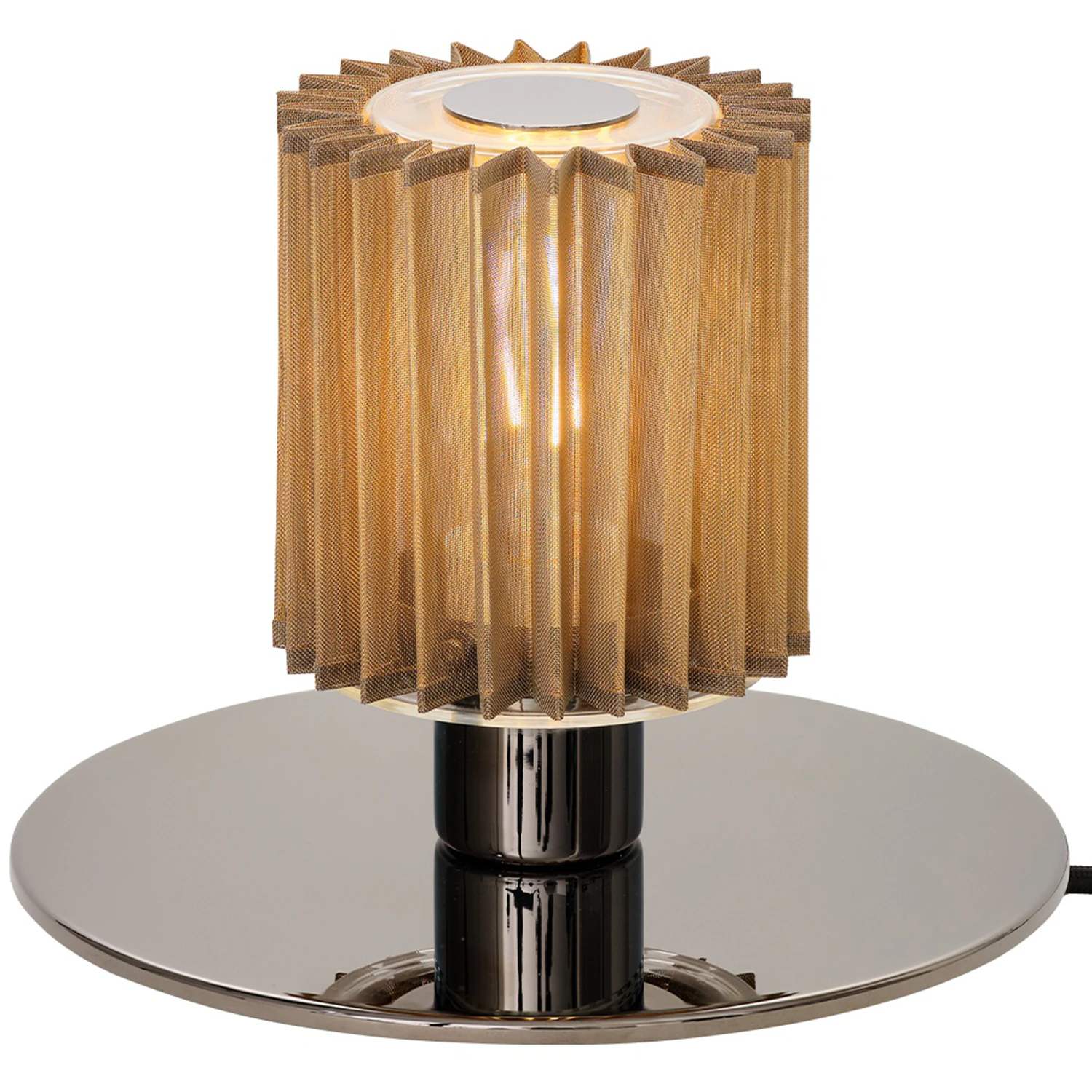 Dcw&eacute;ditions In The Sun 220 Bordslampa / Guld Mesh - Bordslampor St&aring;l Silver