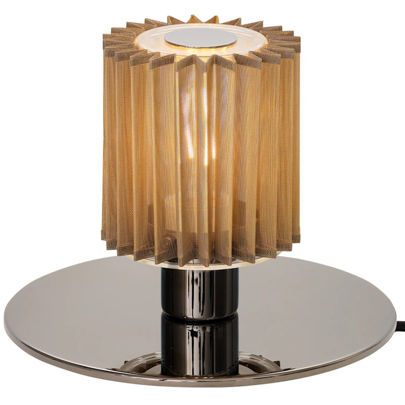 In the Sun 220 Bordslampa, Silver / Guld Mesh