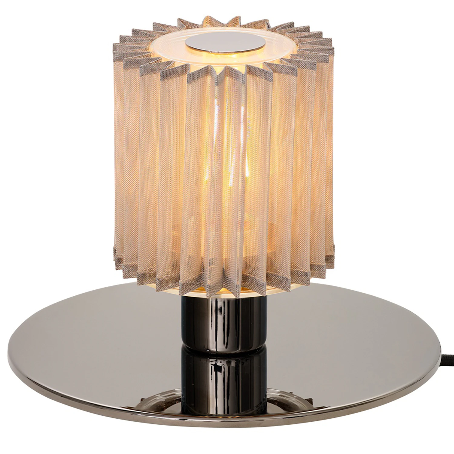 Dcw&eacute;ditions In The Sun 220 Bordslampa / Silvrigt Mesh - Bordslampor St&aring;l Silver
