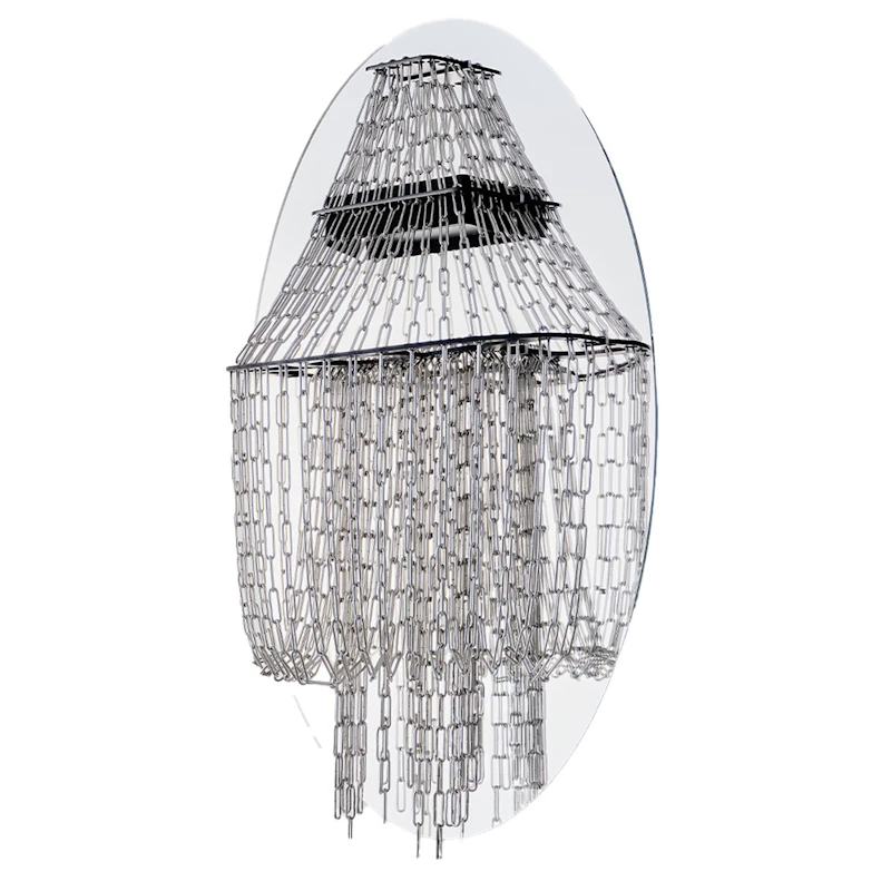 La Lampe C Vägglampa, Rostfritt Stål
