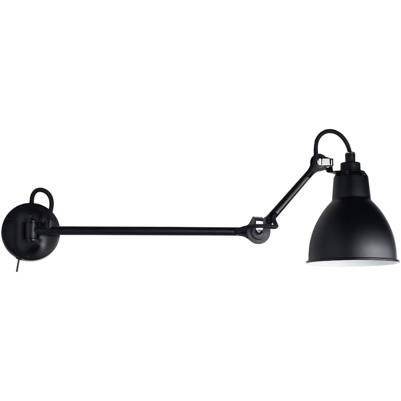 Lampe Gras N°204 L40 SW Vägglampa, Svart