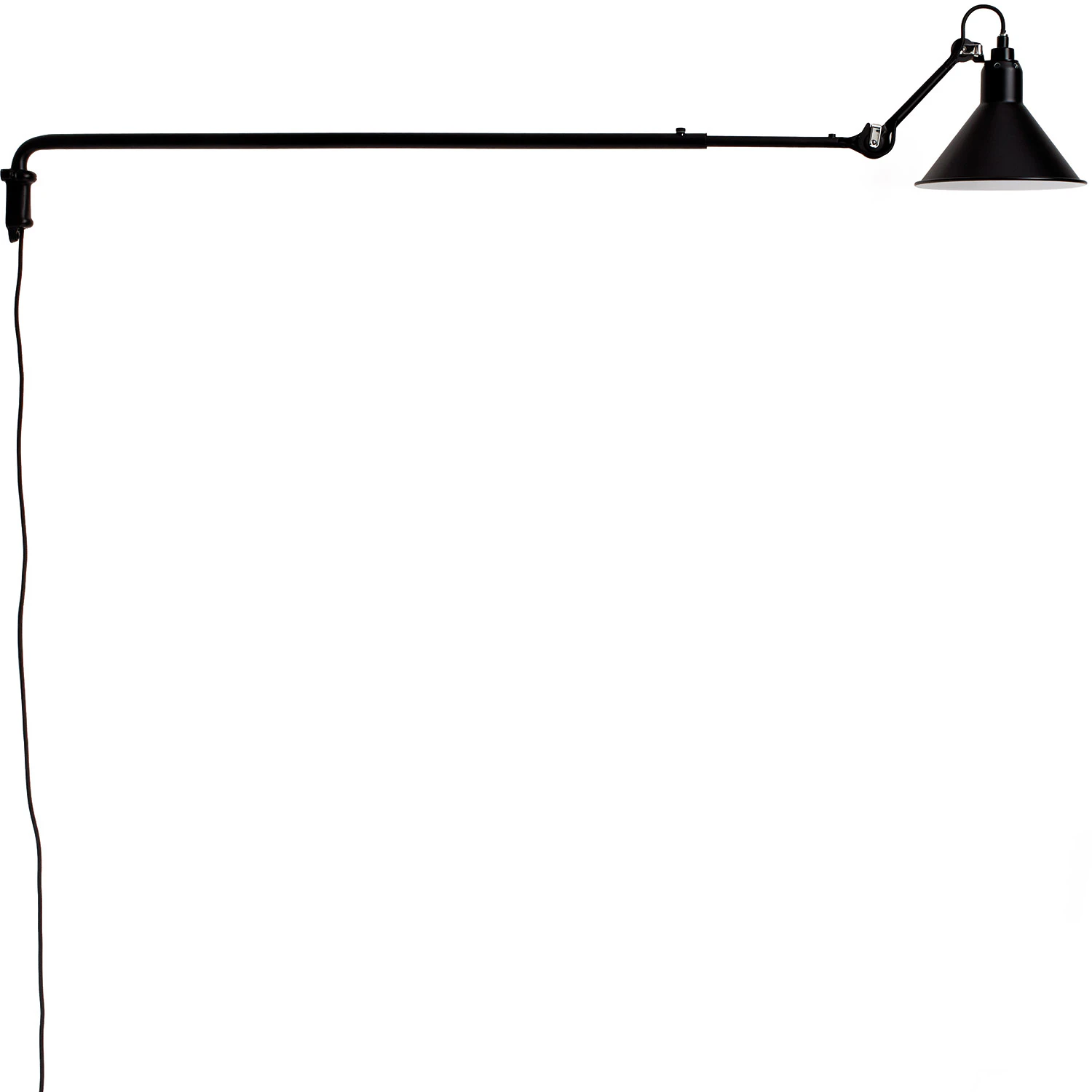 Dcw&eacute;ditions Lampe Gras N&deg;213 V&auml;gglampa - V&auml;gglampor St&aring;l Svart