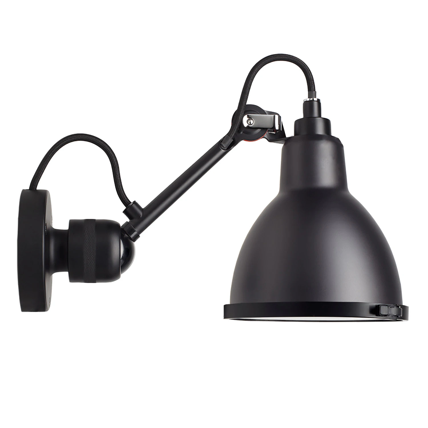Dcw&eacute;ditions La Lampe Gras N&deg;304 V&auml;gglampa Badrum - V&auml;gglampor St&aring;l Svart