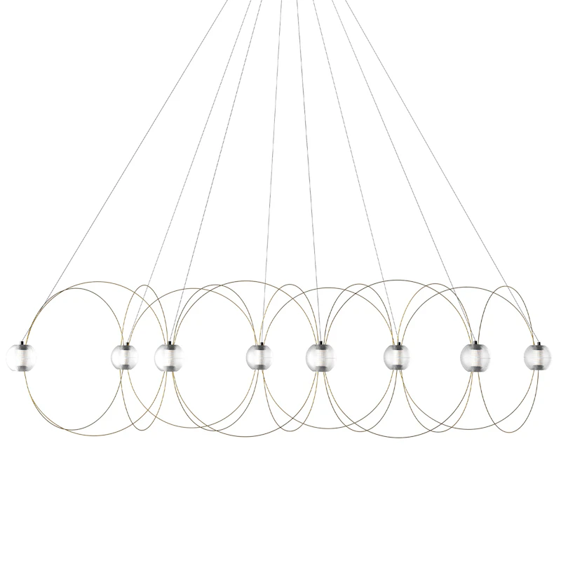Munari Ljuskrona X8, Guld