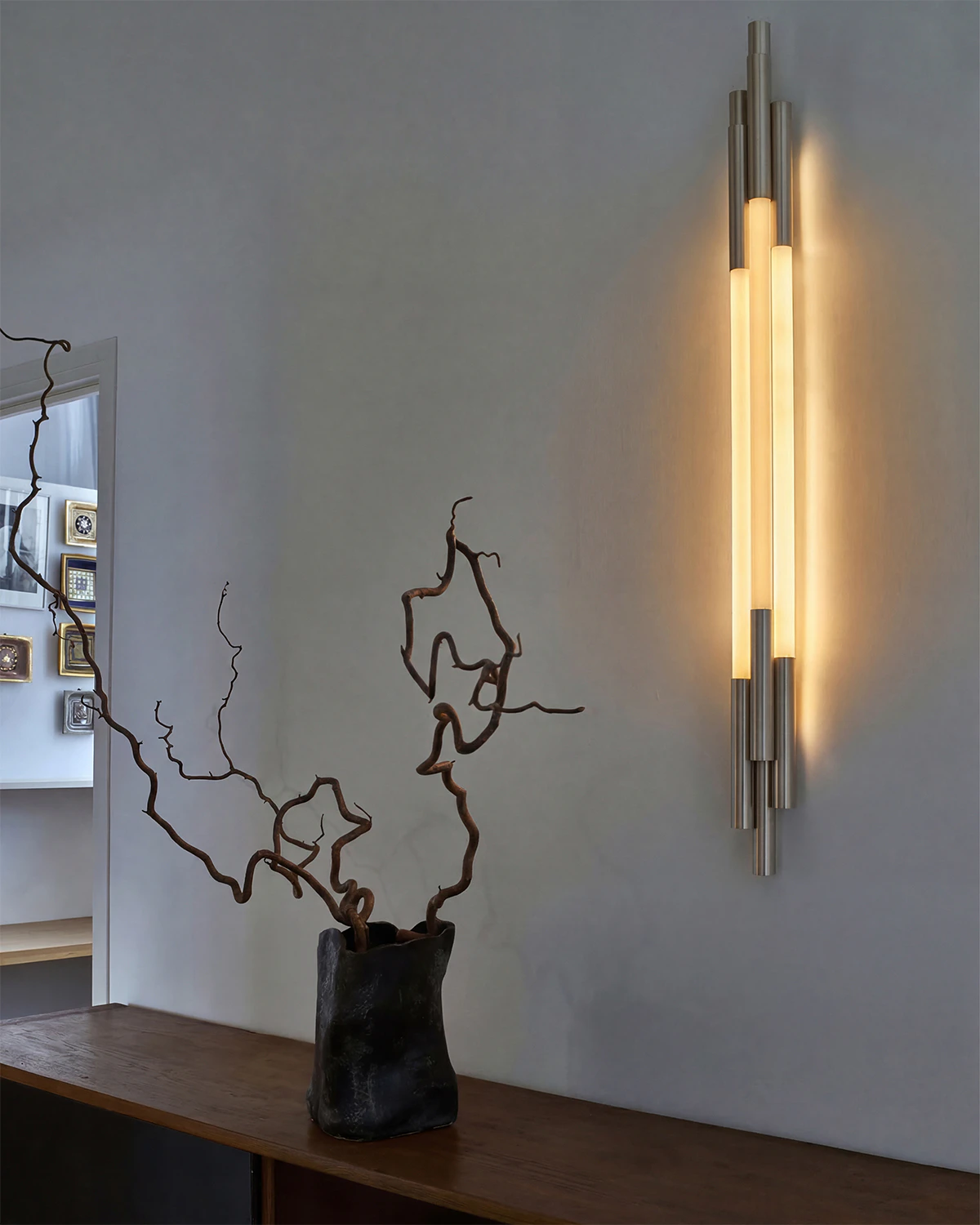 Dcwéditions Org Vägglampa, nickel från DCWéditions, bild 2
