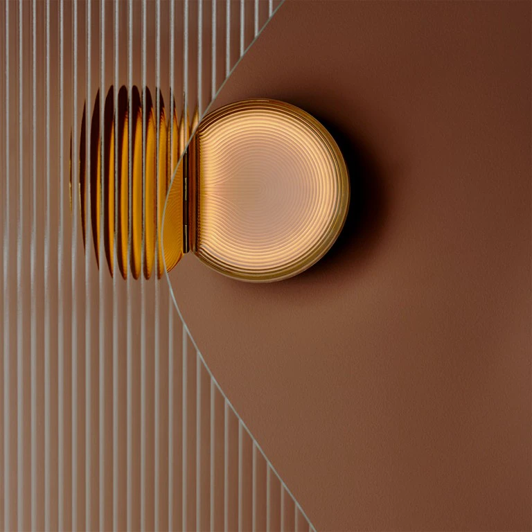 Dcwéditions Poudrier Vägglampa, guld från DCWéditions, bild 2