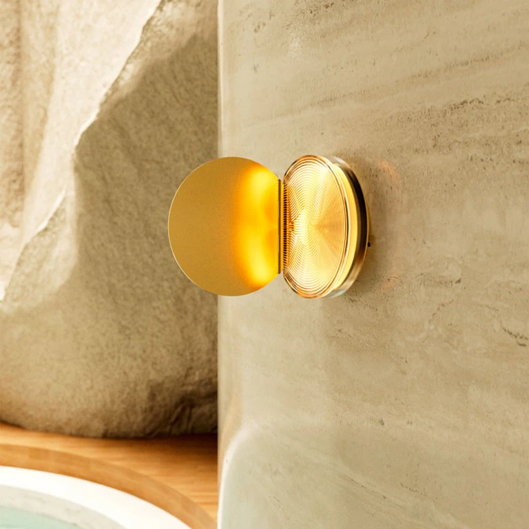 Dcwéditions Poudrier Vägglampa, guld från DCWéditions, bild 6
