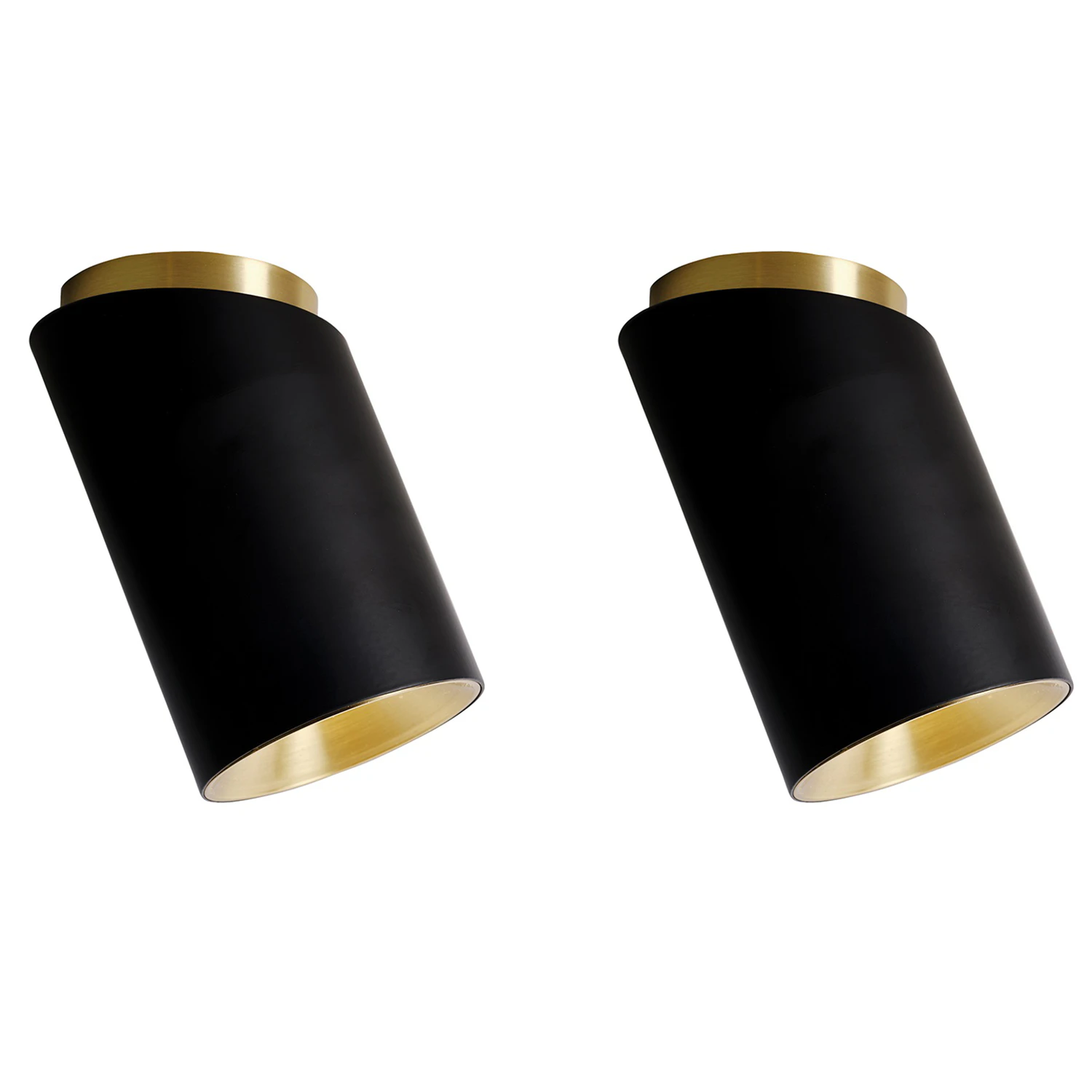 Dcwéditions Tobo C85 Spotlight Diagonal 2-pack - Spotlights Stål Svart
