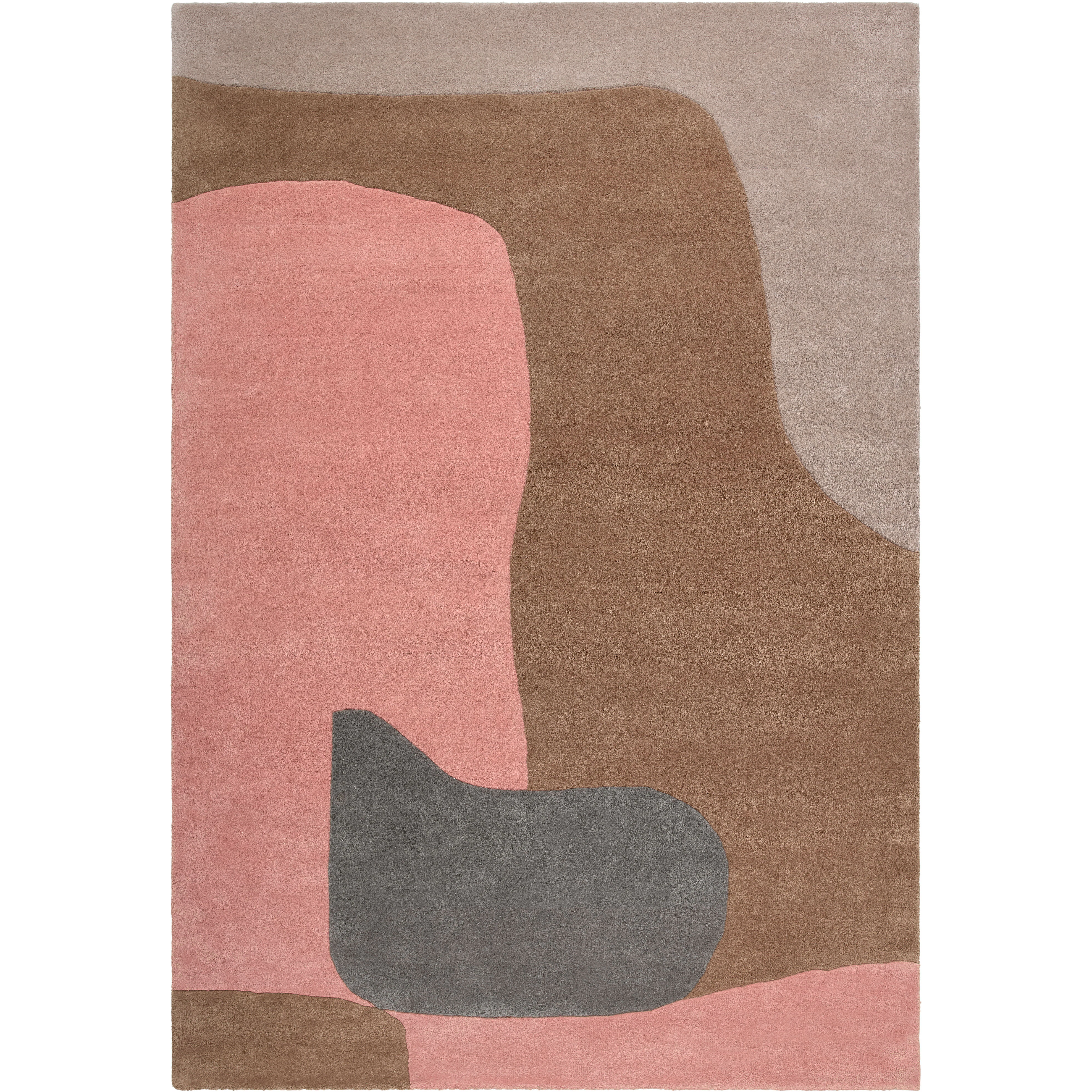 Decotique Abstract matta 250x350 Cm - Mönstrade mattor Ull Dusty