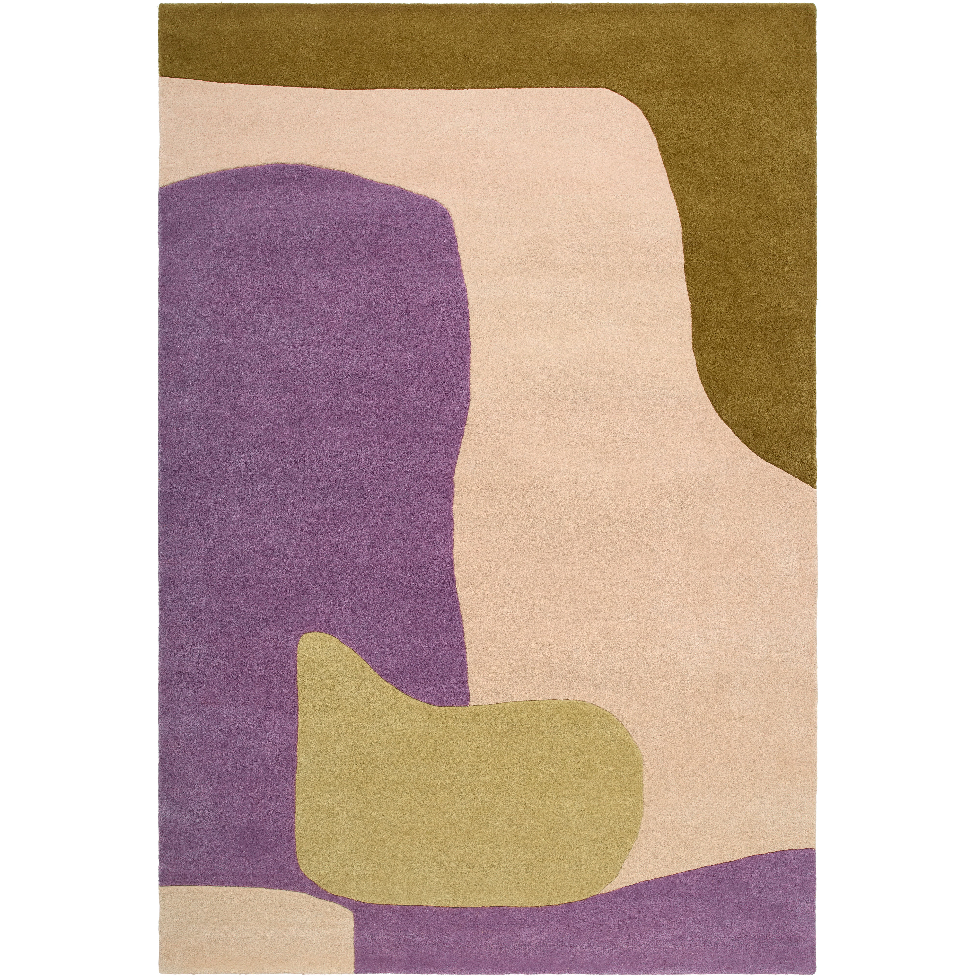 Decotique Abstract matta 250x350 Cm - Mönstrade mattor Ull Natur