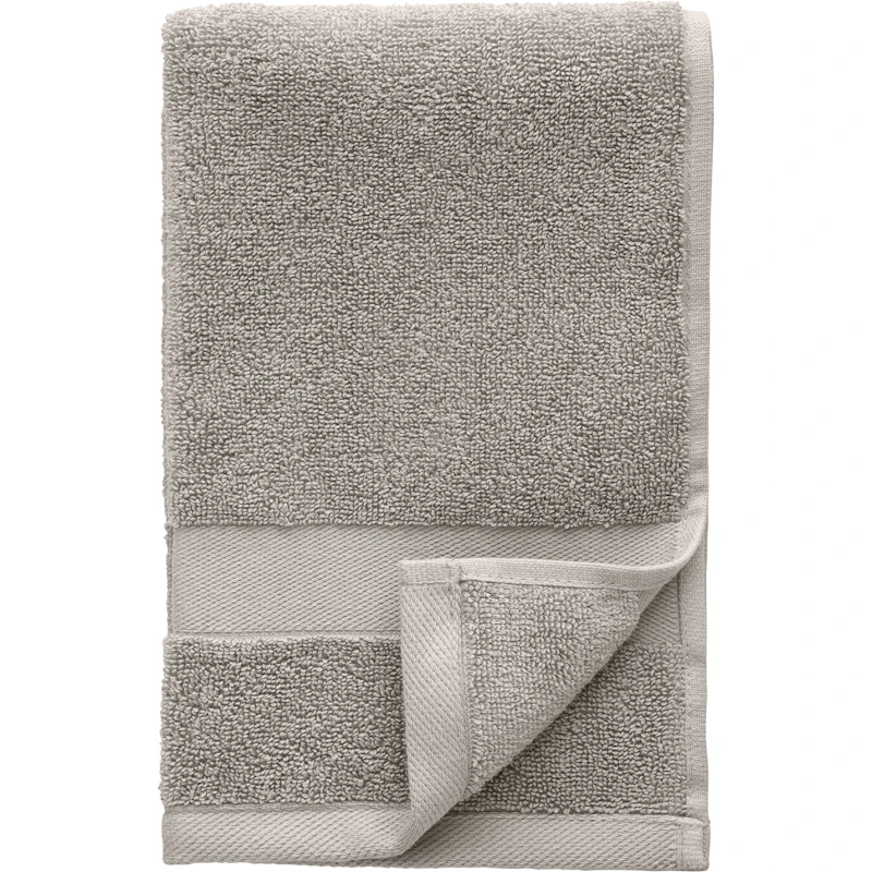 Alva Handduk 2-pack 30x50 cm, Ljusgrå