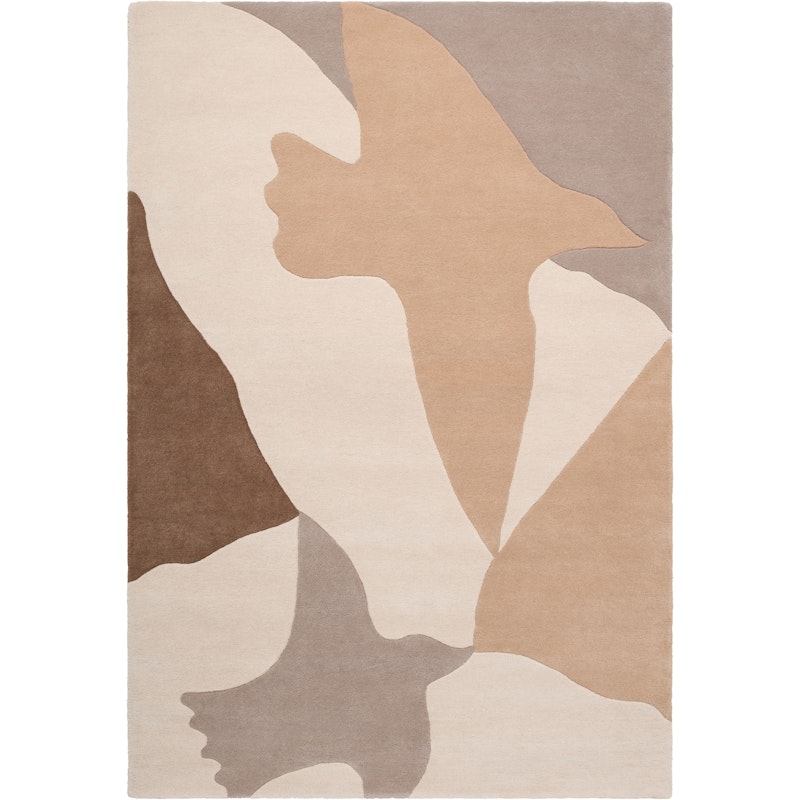 Bird Ullmatta 180x270 cm, Beige