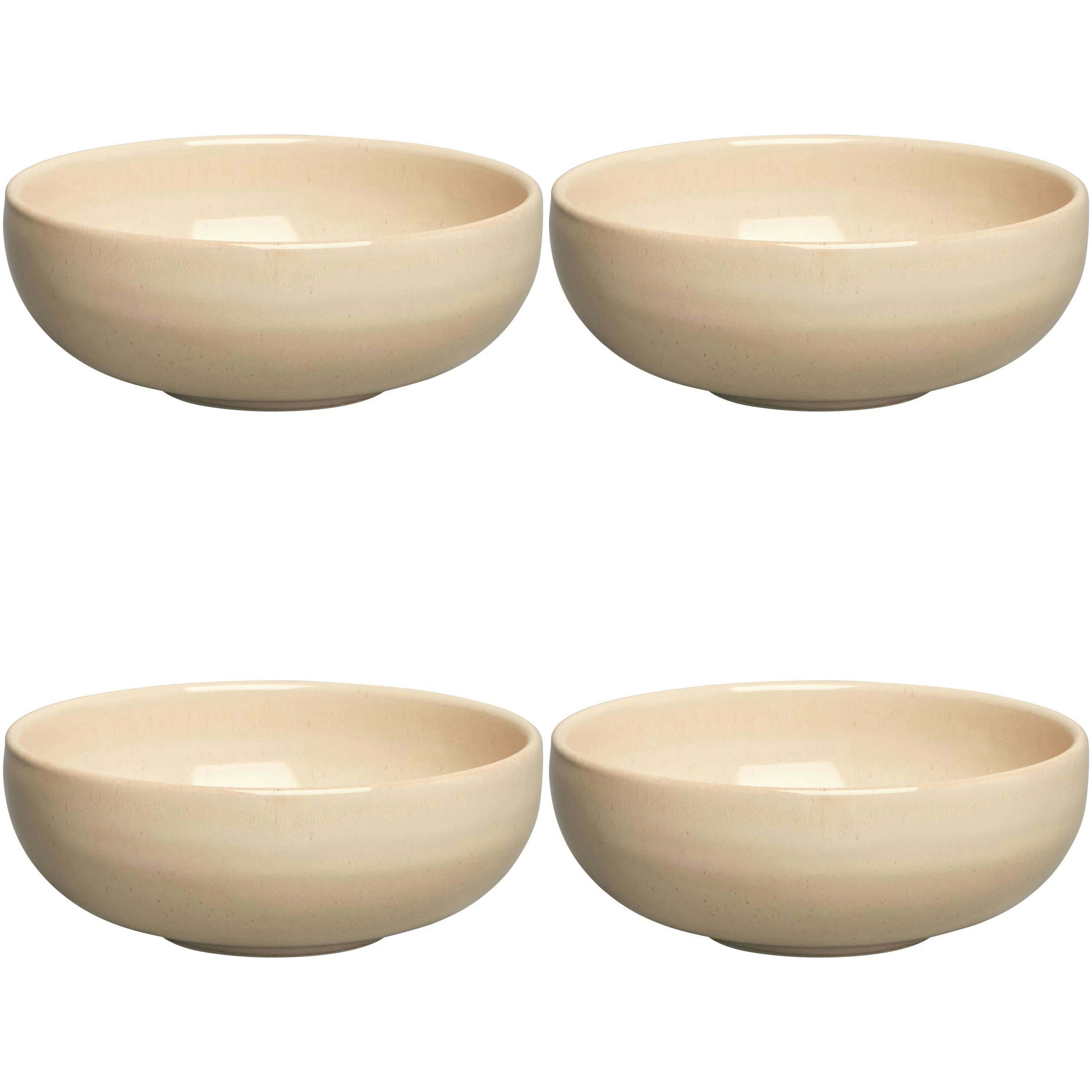 Decotique Bon Liten Sk&aring;l 12 Cm 4-pack Beige - Frukostsk&aring;lar Stengods Aveia
