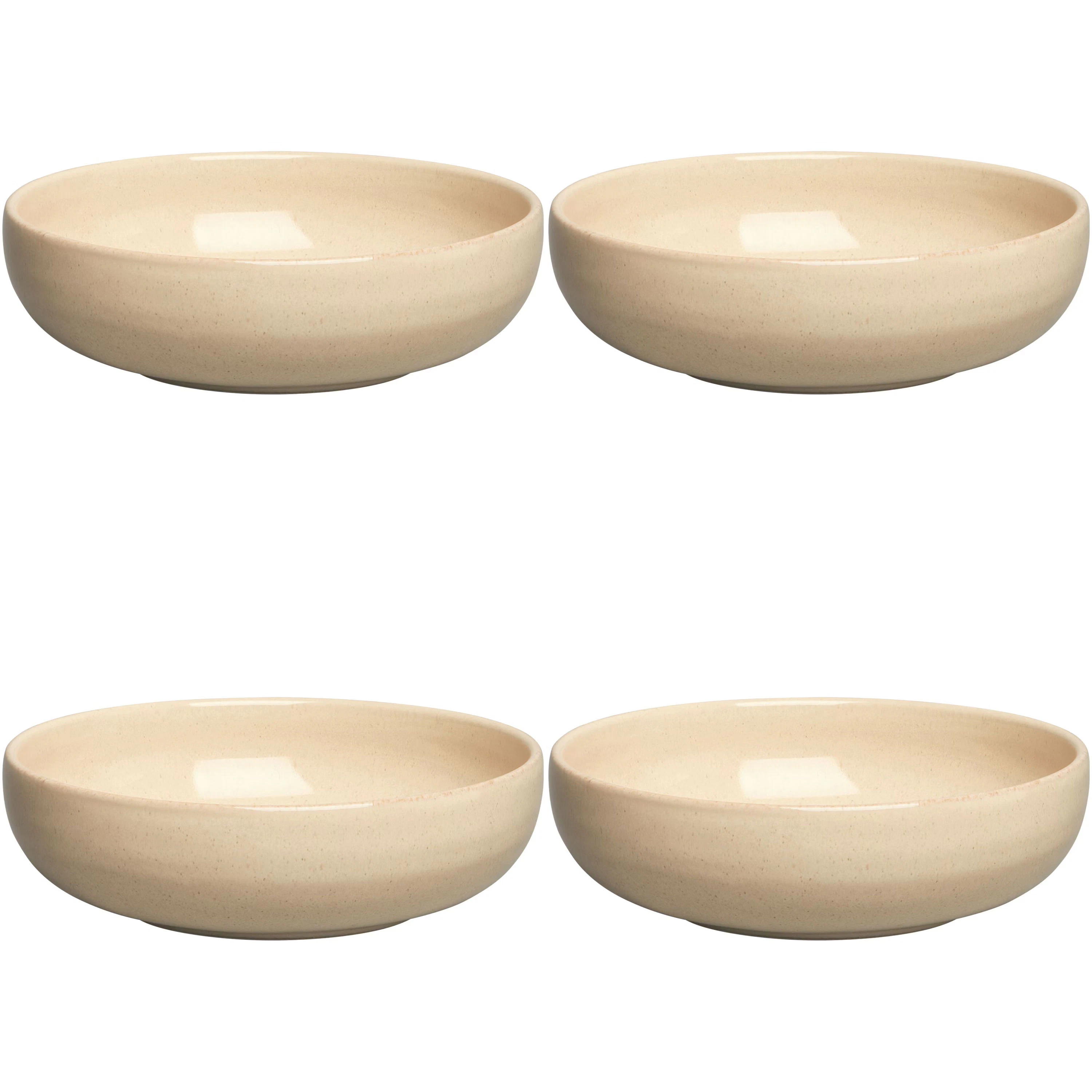 Decotique Bon Sk&aring;l 16 Cm 4-pack - Serveringssk&aring;lar Stengods Beige