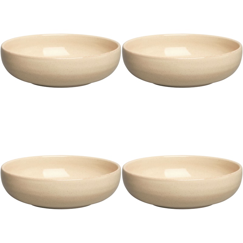 BON Skål 16 cm 4-pack, Beige