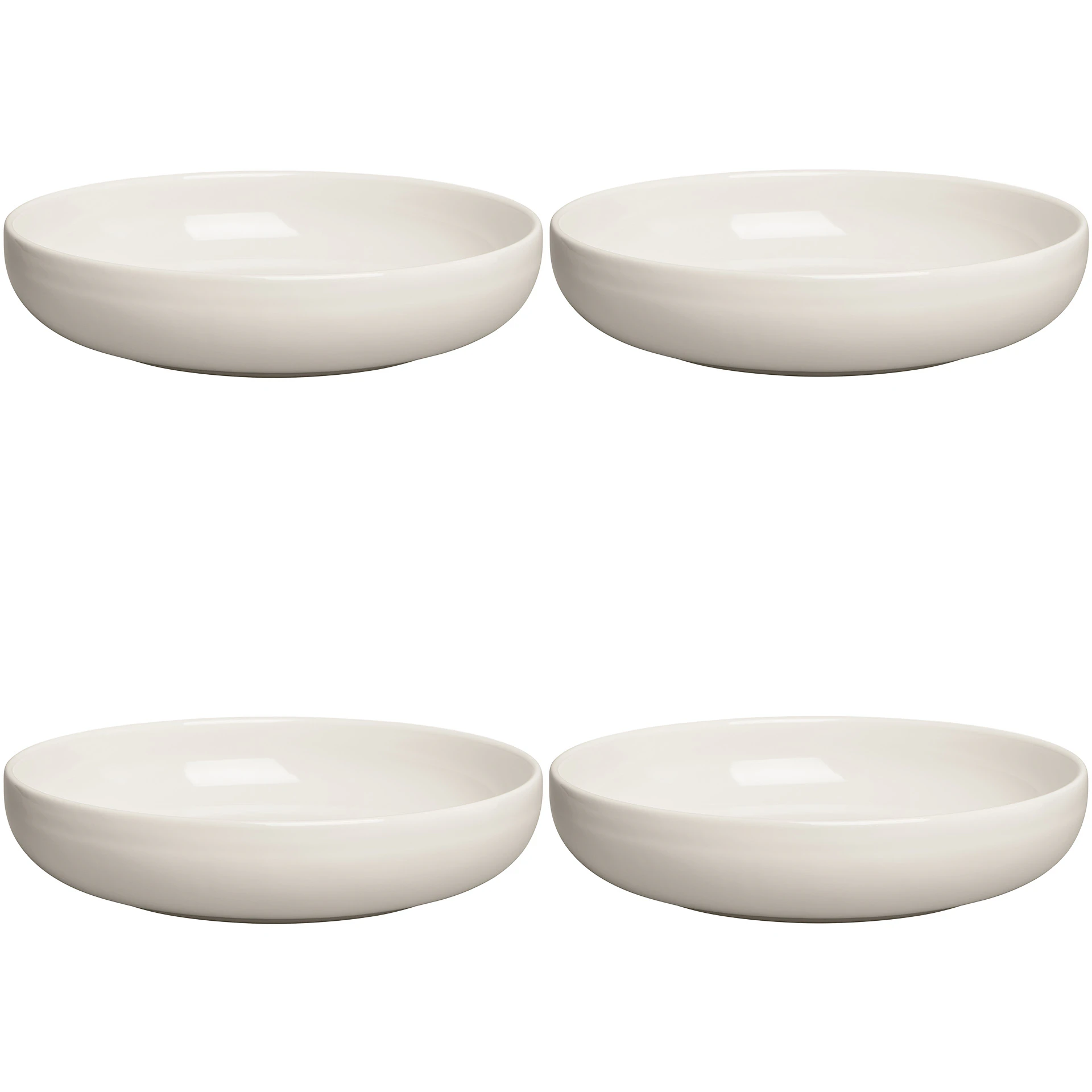 Decotique Bon Sk&aring;l 22 Cm 4-pack Ivory - Serveringssk&aring;lar Stengods Elfenben