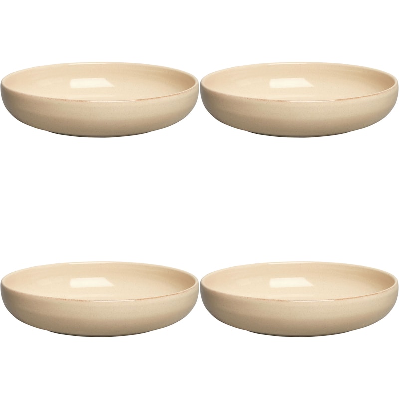 BON Skål 22 cm 4-pack, Beige