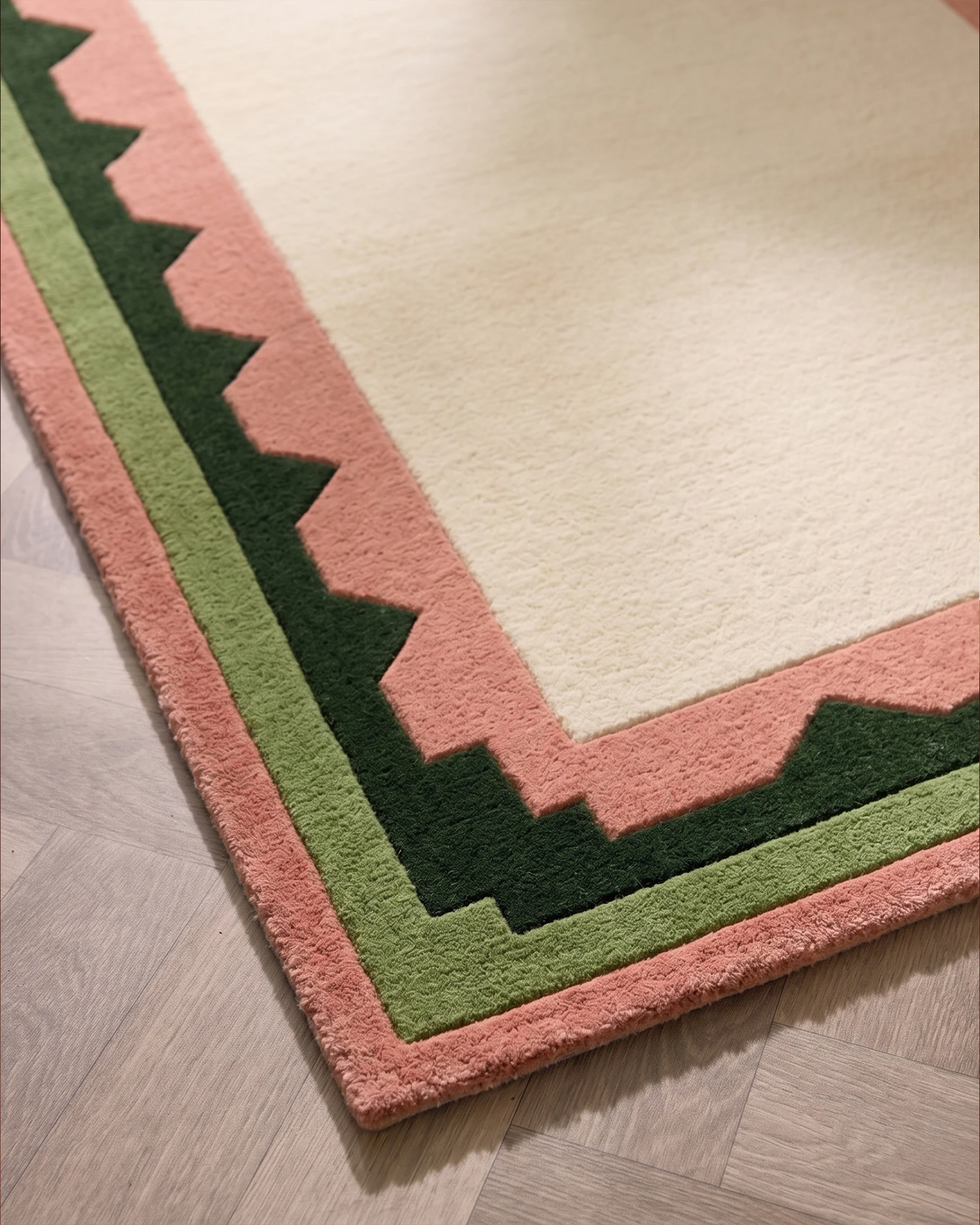 Decotique Border matta, vit från Decotique, bild 3