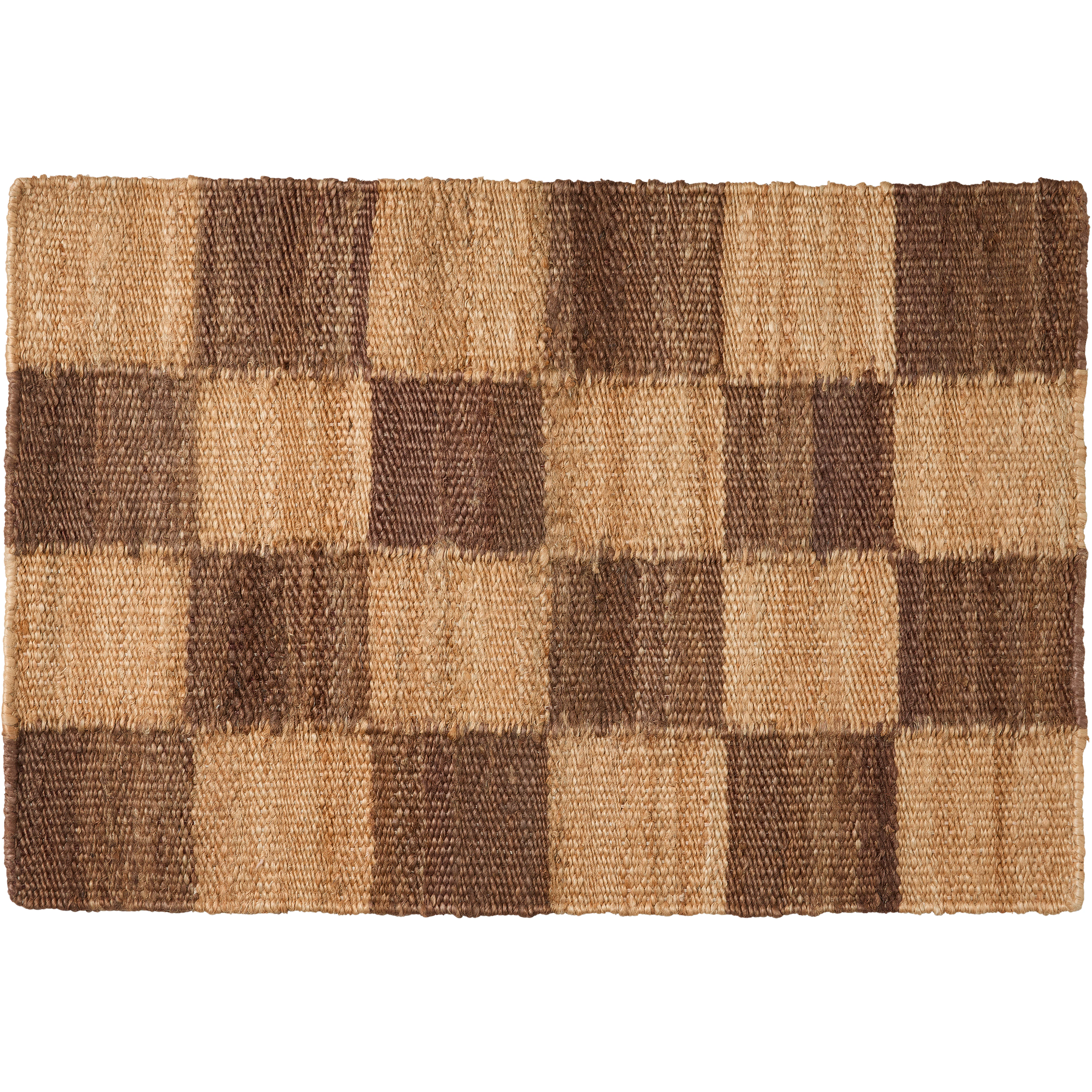 Decotique Chess Dörrmatta 60x90 Cm Natur / - Mönstrade mattor Jute Brun