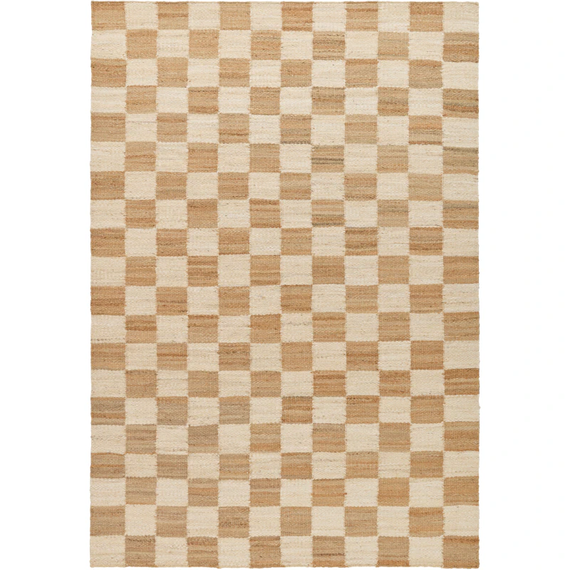 Chess Matta Natural Jute / Off-white, 200x300 cm