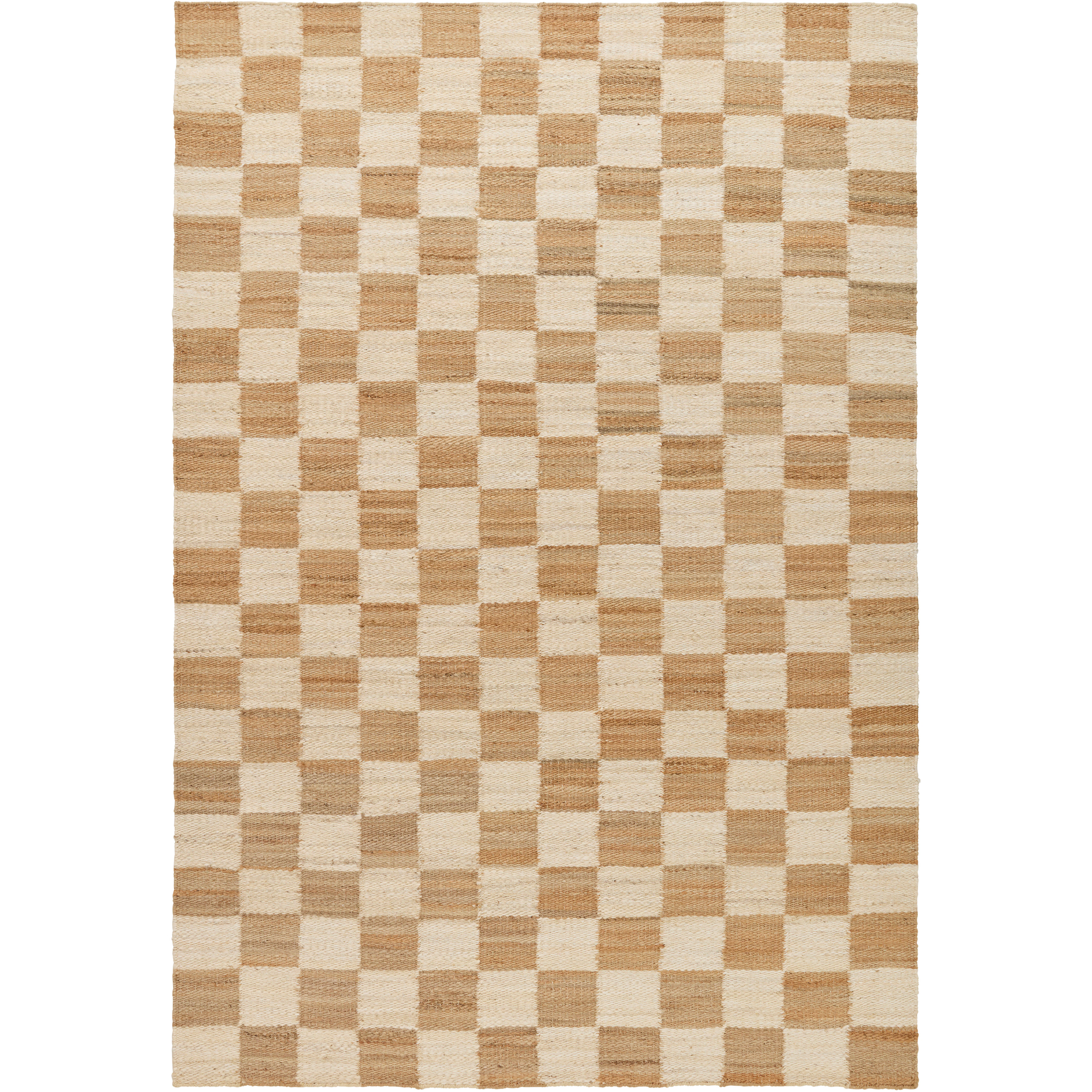 Decotique Chess matta 180x270 Cm Natur / - Mönstrade mattor Jute Off-White