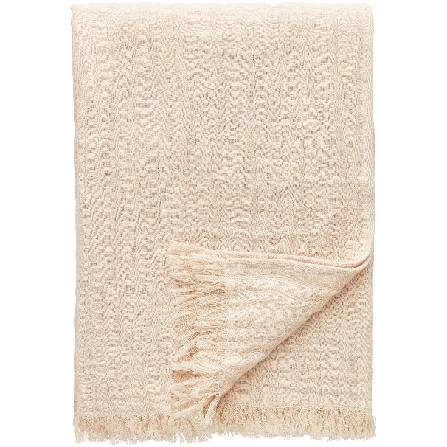 Decotique Crinkle Filt 130x170 Cm - Plädar & Filtar Bomull Natur
