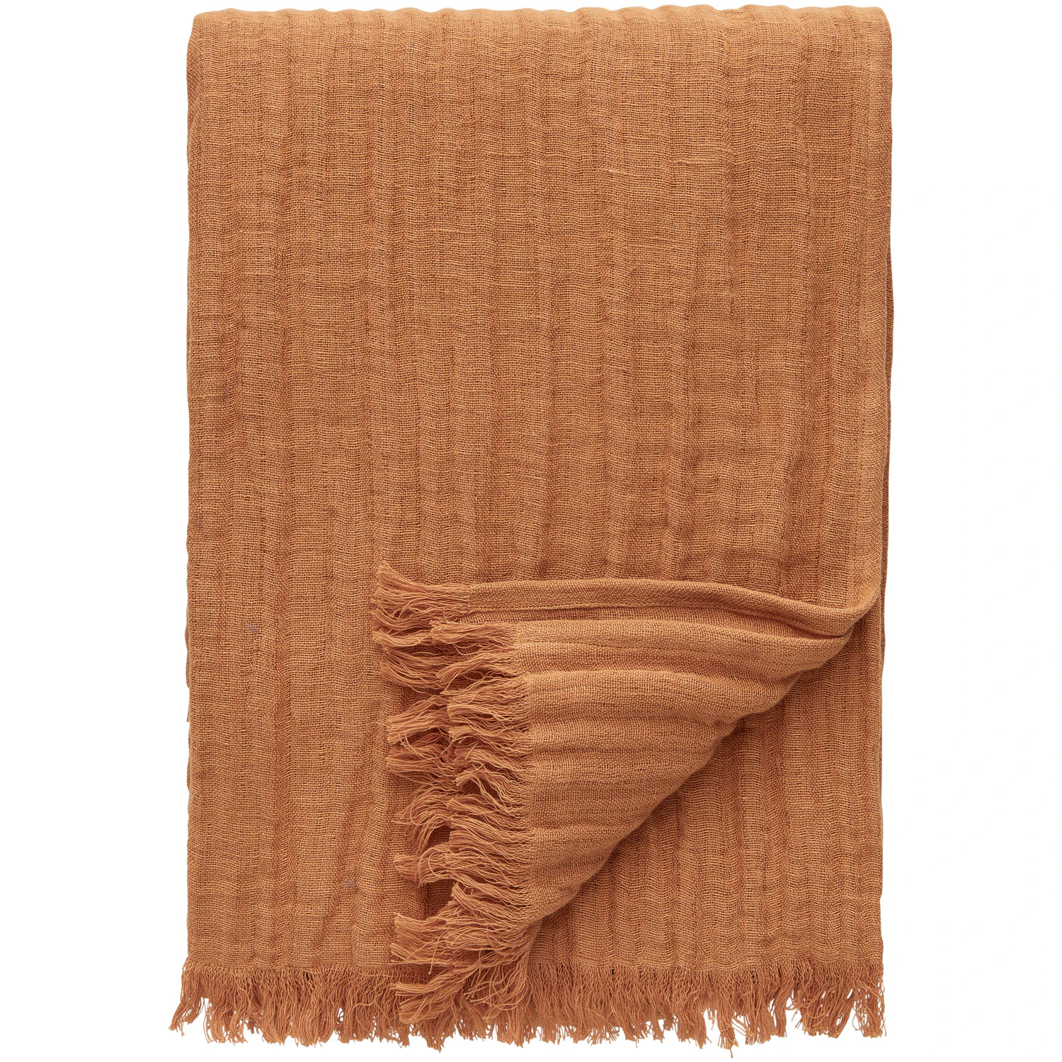 Decotique Crinkle Filt 130x170 Cm - Plädar & Filtar Bomull Ljusbrun