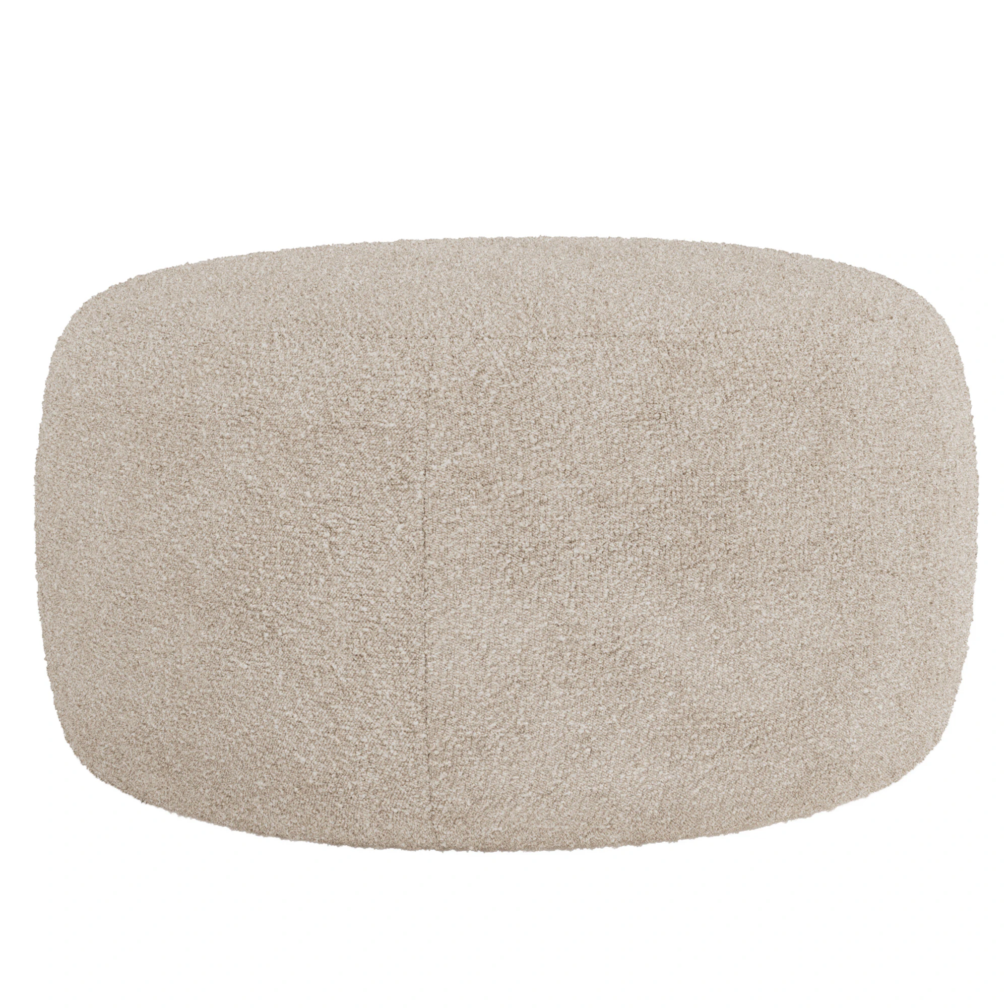 Decotique Curve Sittpuff - Fotpallar Polyester Natur