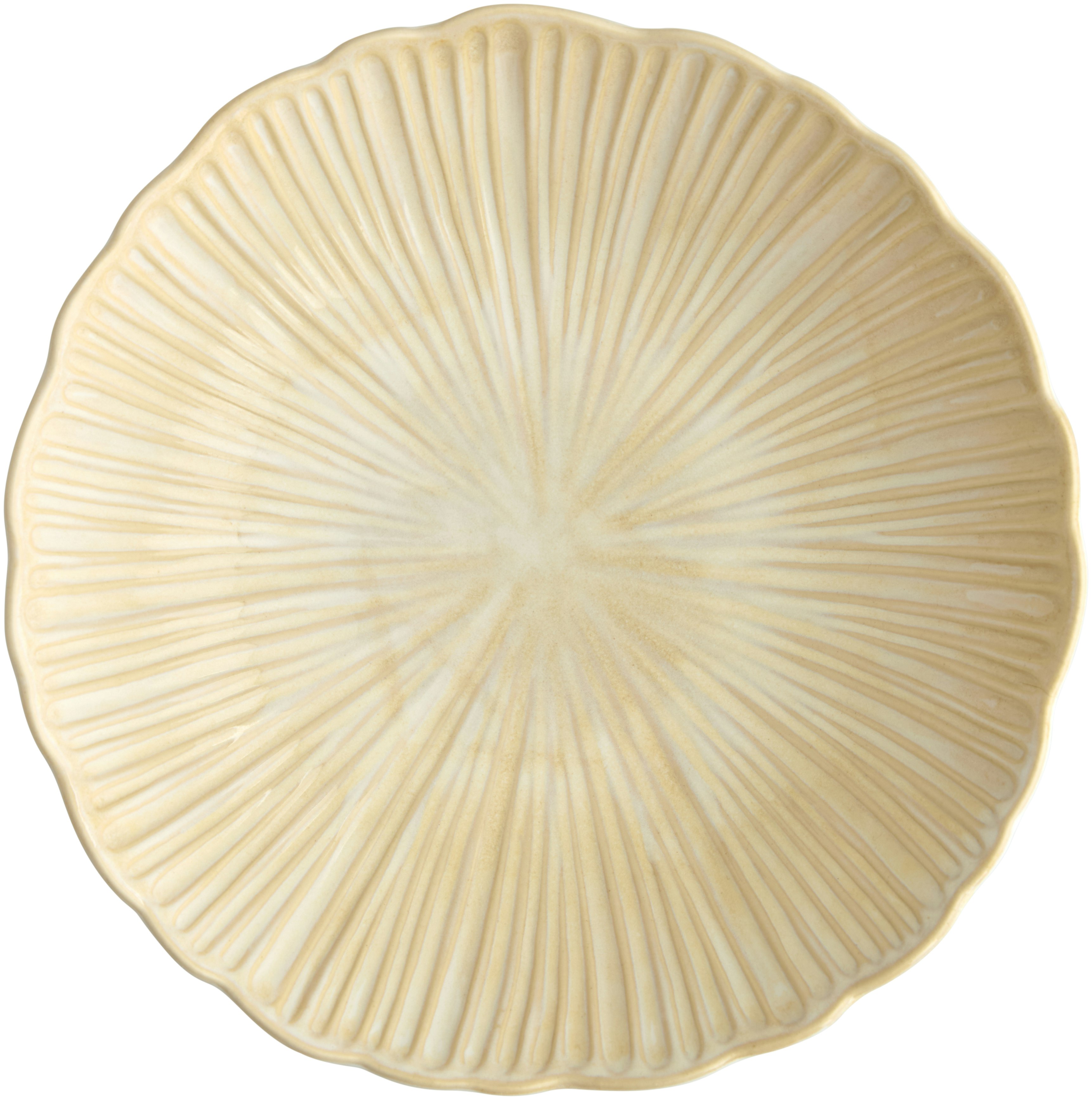 Decotique Daisy Djup Tallrik 22 Cm - Djupa tallrikar Stengods Cream