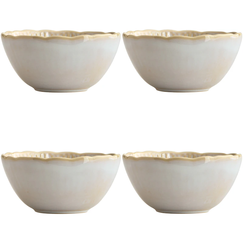 Daisy Skål 16 cm 4-pack, Cream