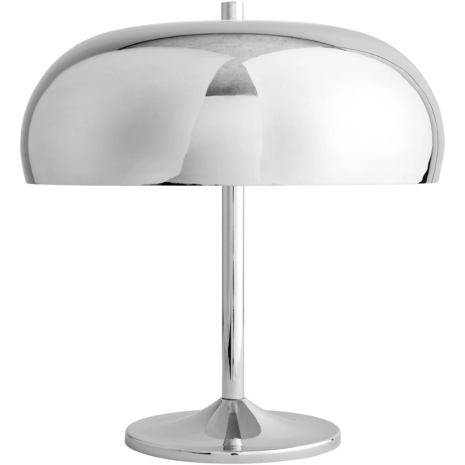 Decotique Deco Disco Bordslampa - Bordslampor Metall Krom