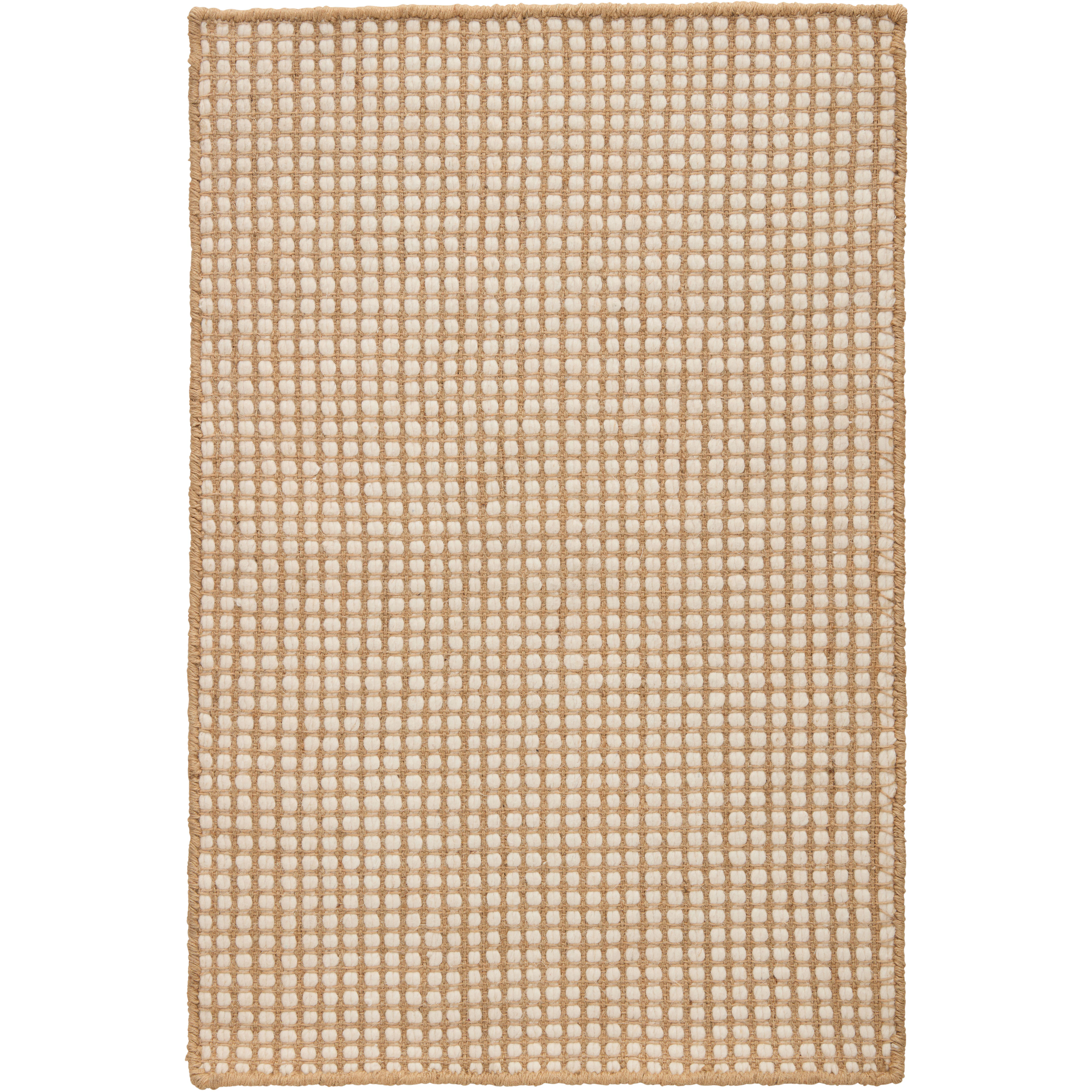 Decotique Dotted Dörrmatta 60x90 Cm Natur - Mönstrade mattor Ull Natural