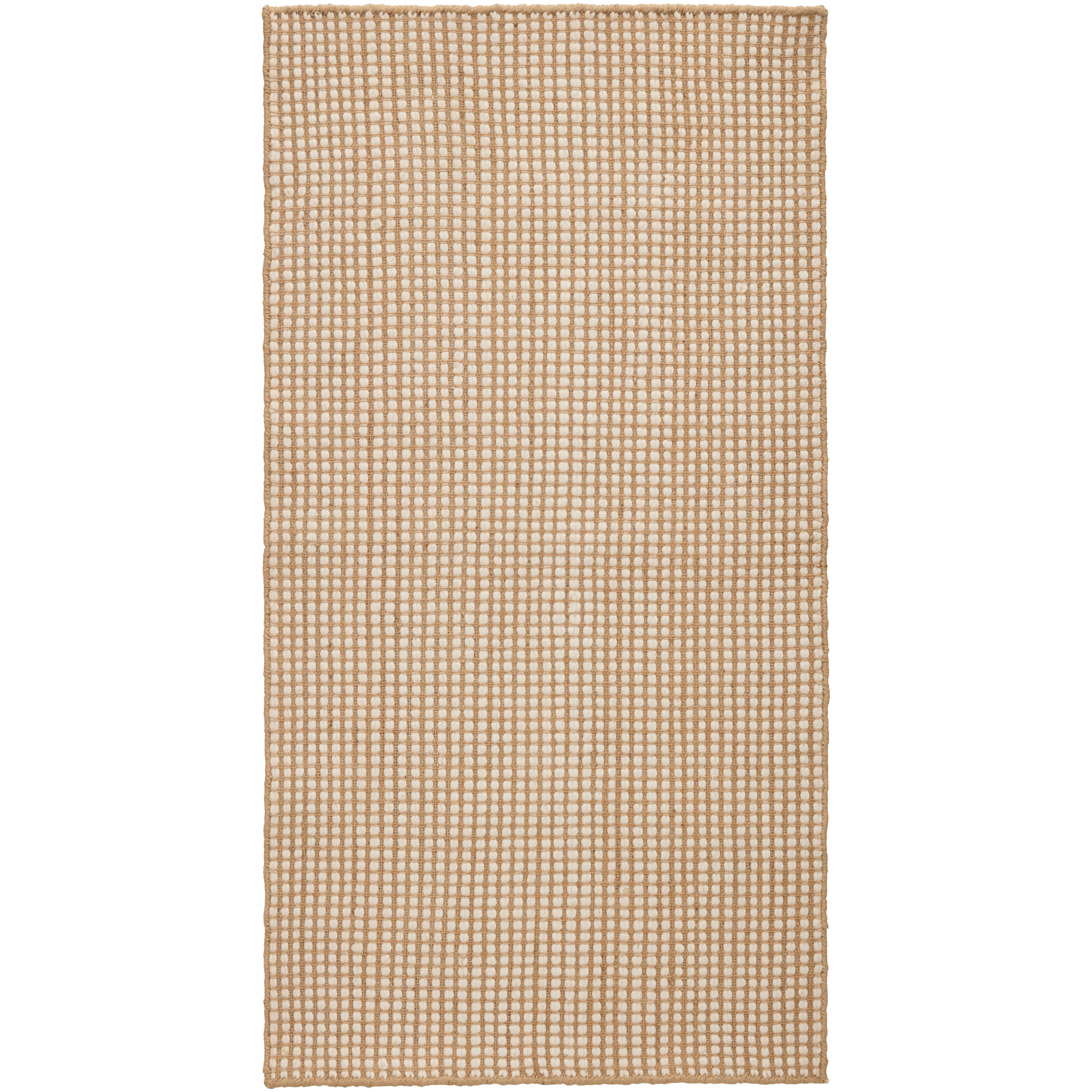 Decotique Dotted matta Natur 75x150 Cm - Mönstrade mattor Ull Natural