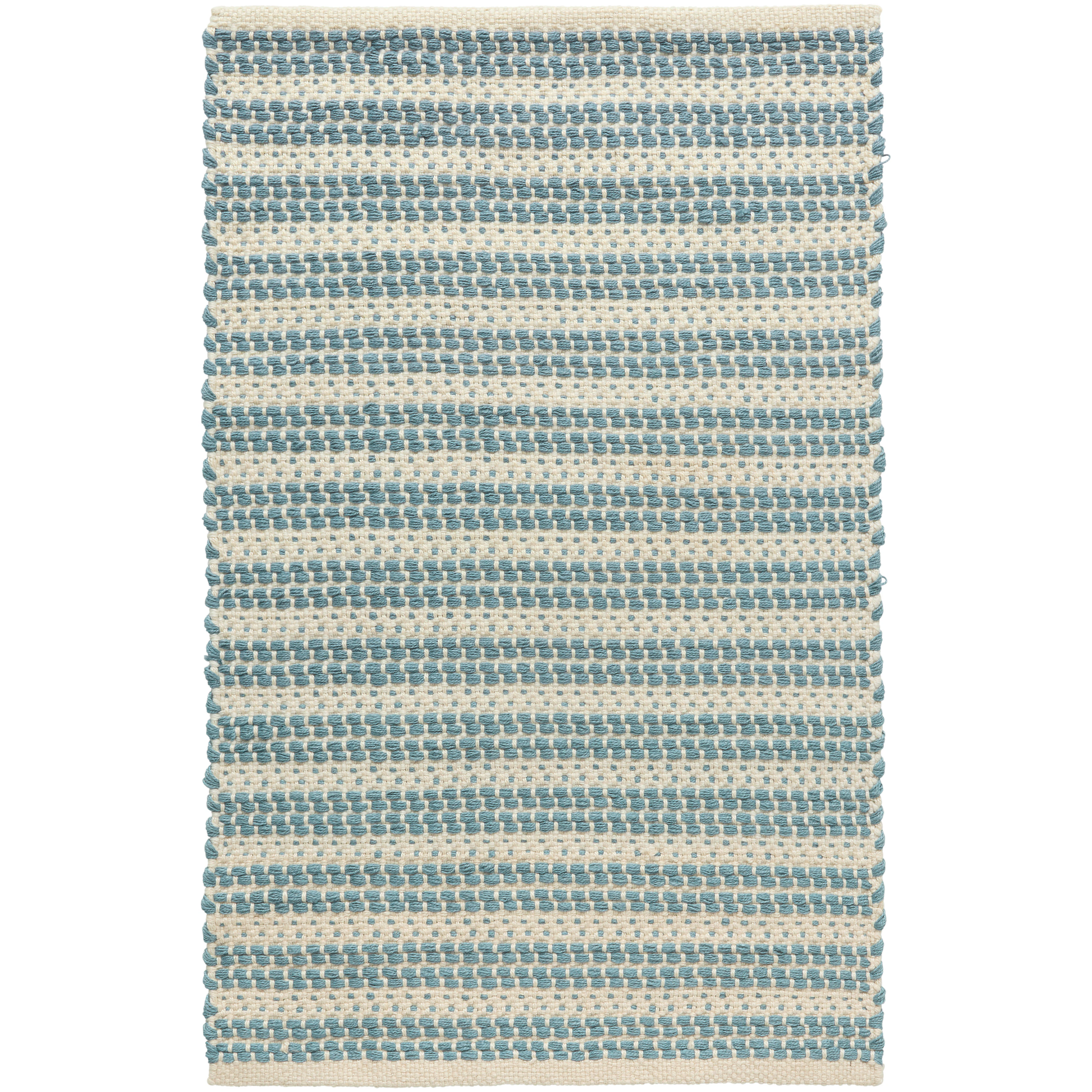 Decotique Dune Matta 60x90 Cm Dusty Blue / - D&ouml;rrmattor &Aring;tervunnen Pet Off-White