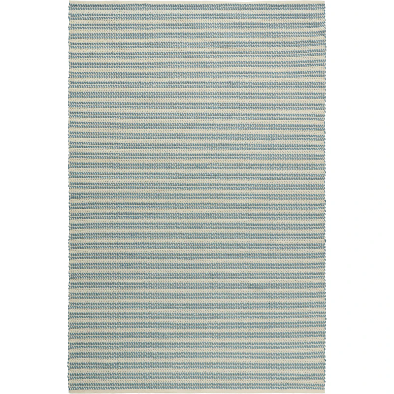 Dune Matta Återvunnen PET 180x270 cm, Dusty Blue / Off-white