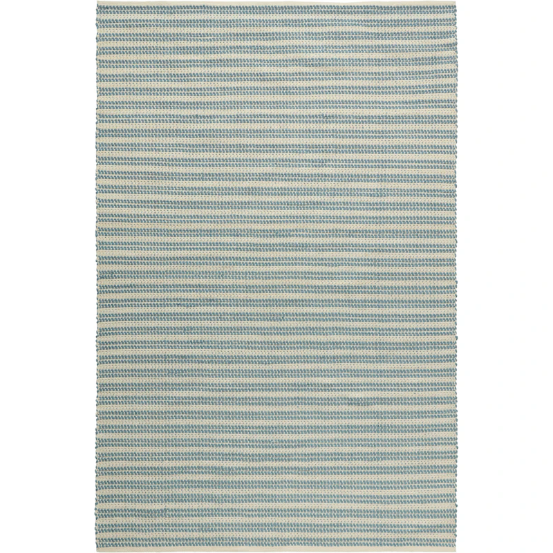 Dune Matta Återvunnen PET 200x300 cm, Dusty Blue / Off-white