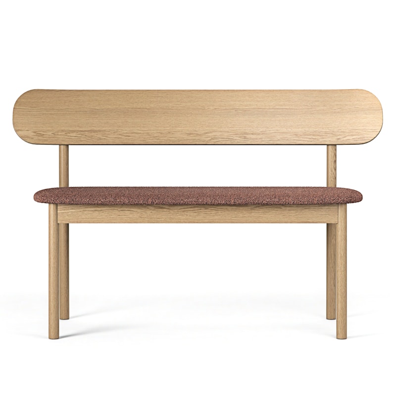 Elephant Bänk Oak / Rost Boucle