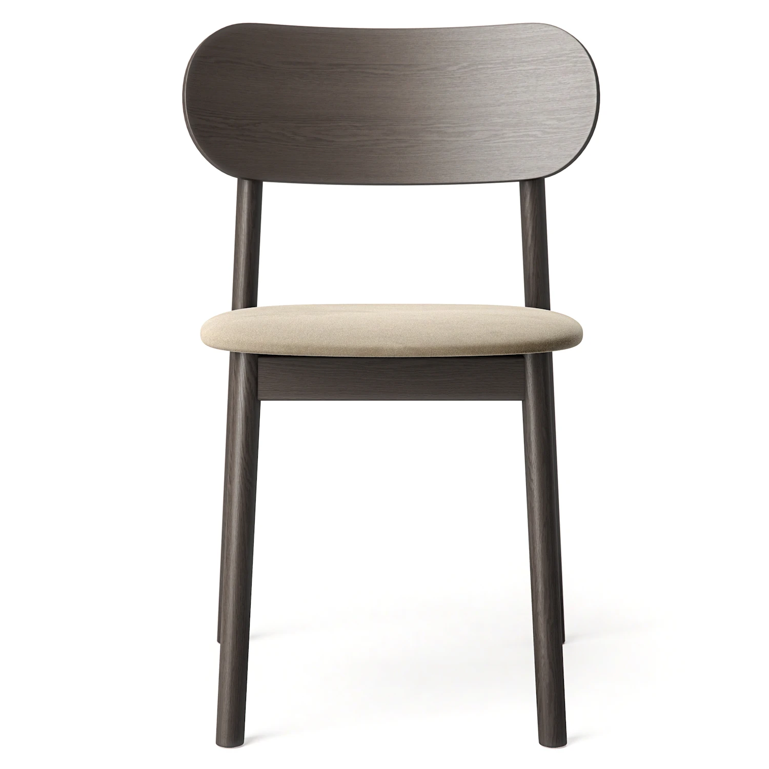 Decotique Elephant Stol Mörk Ek / - Stolar Sammet Beige Sammet
