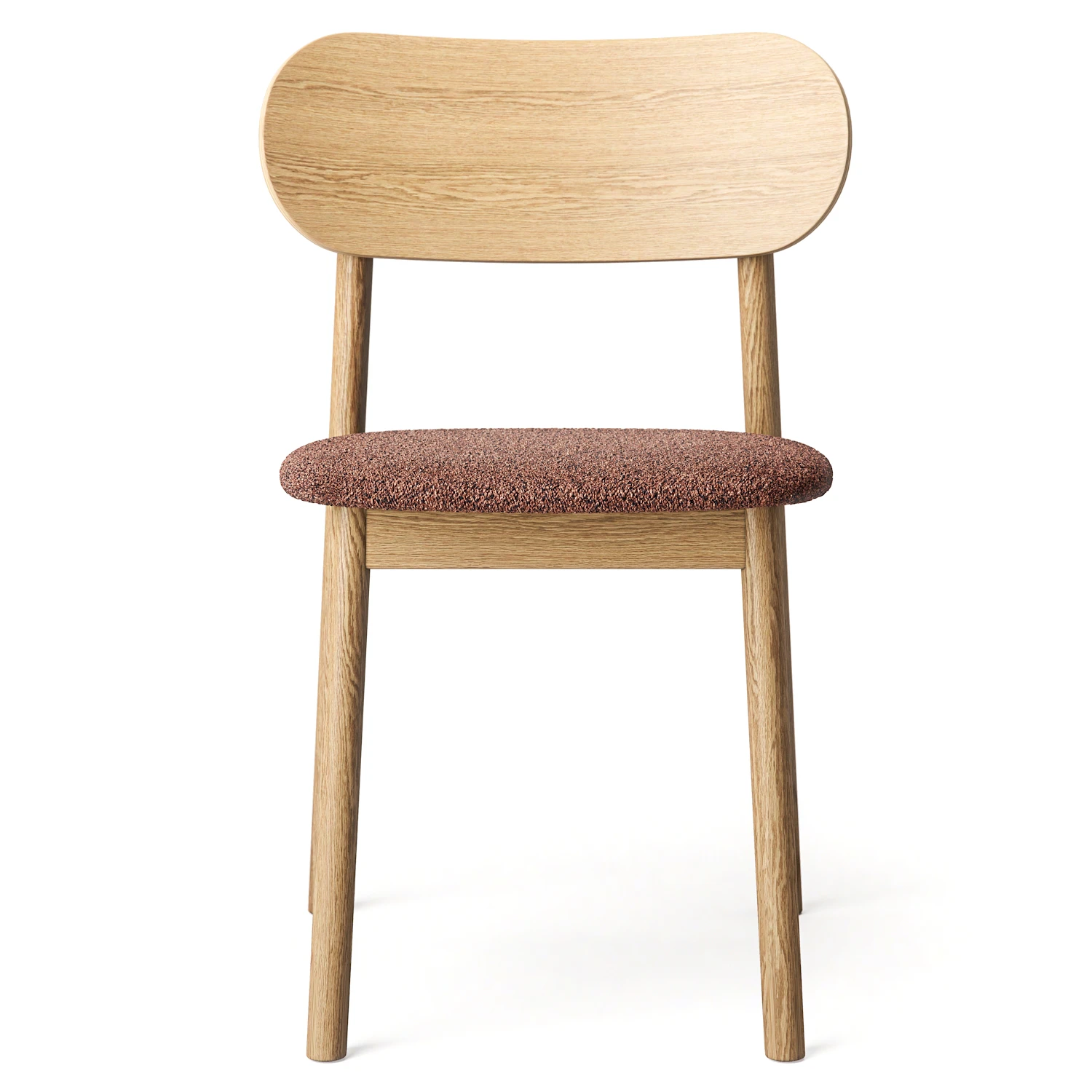 Decotique Elephant Stol Naturlig Ek / Rostfärgad Bouclé - Stolar Massiv Ek Rost Bouclé