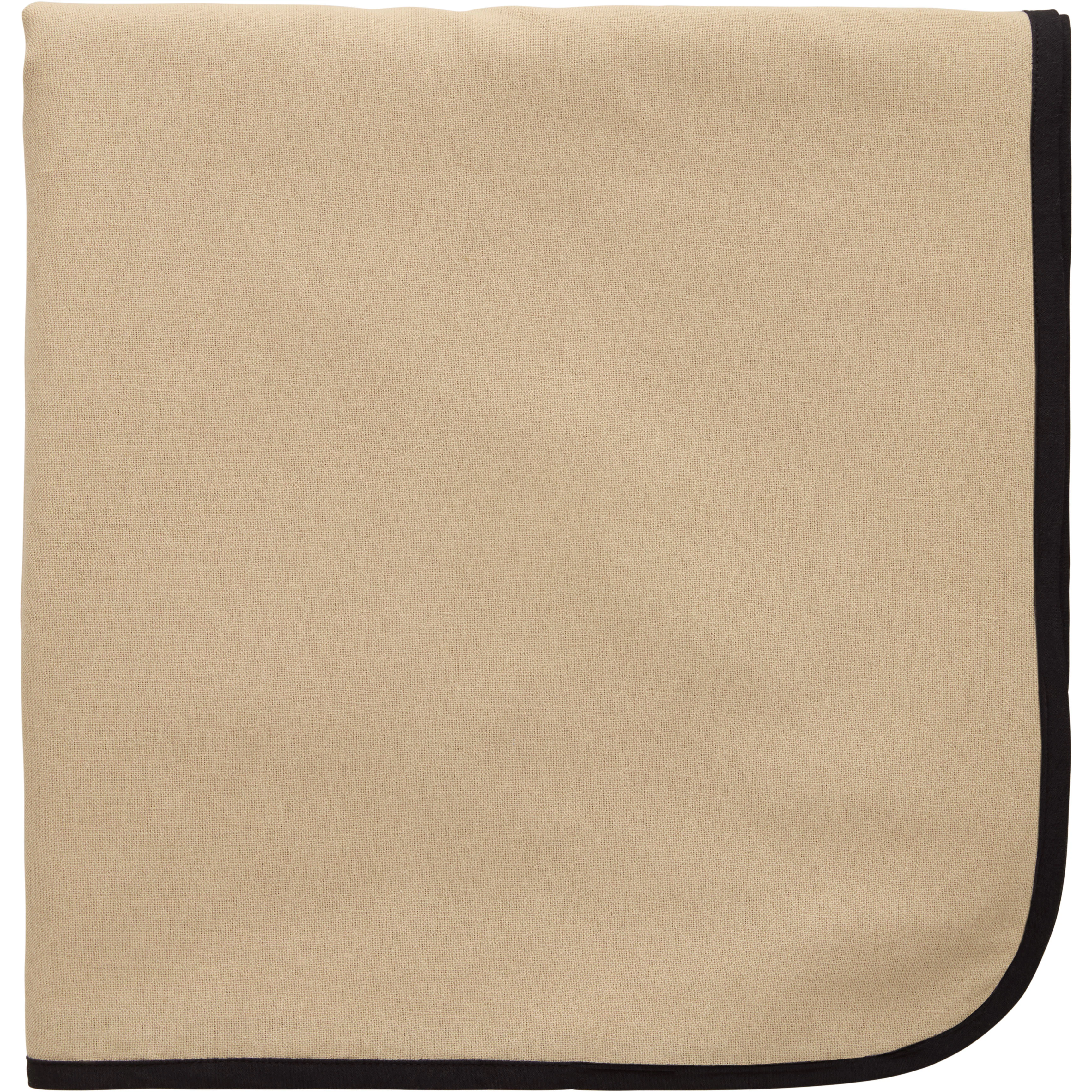 Decotique Elvira Duk 140x250 Cm Natur / - Dukar & löpare Bomull Svart