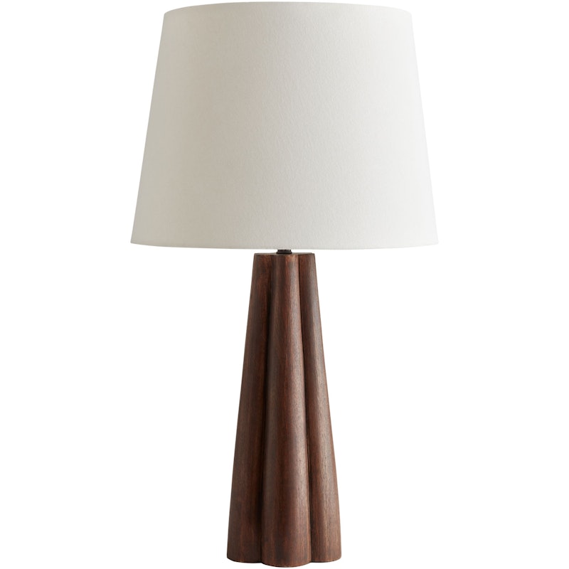 Fiber Bordslampa, Mörk Ek