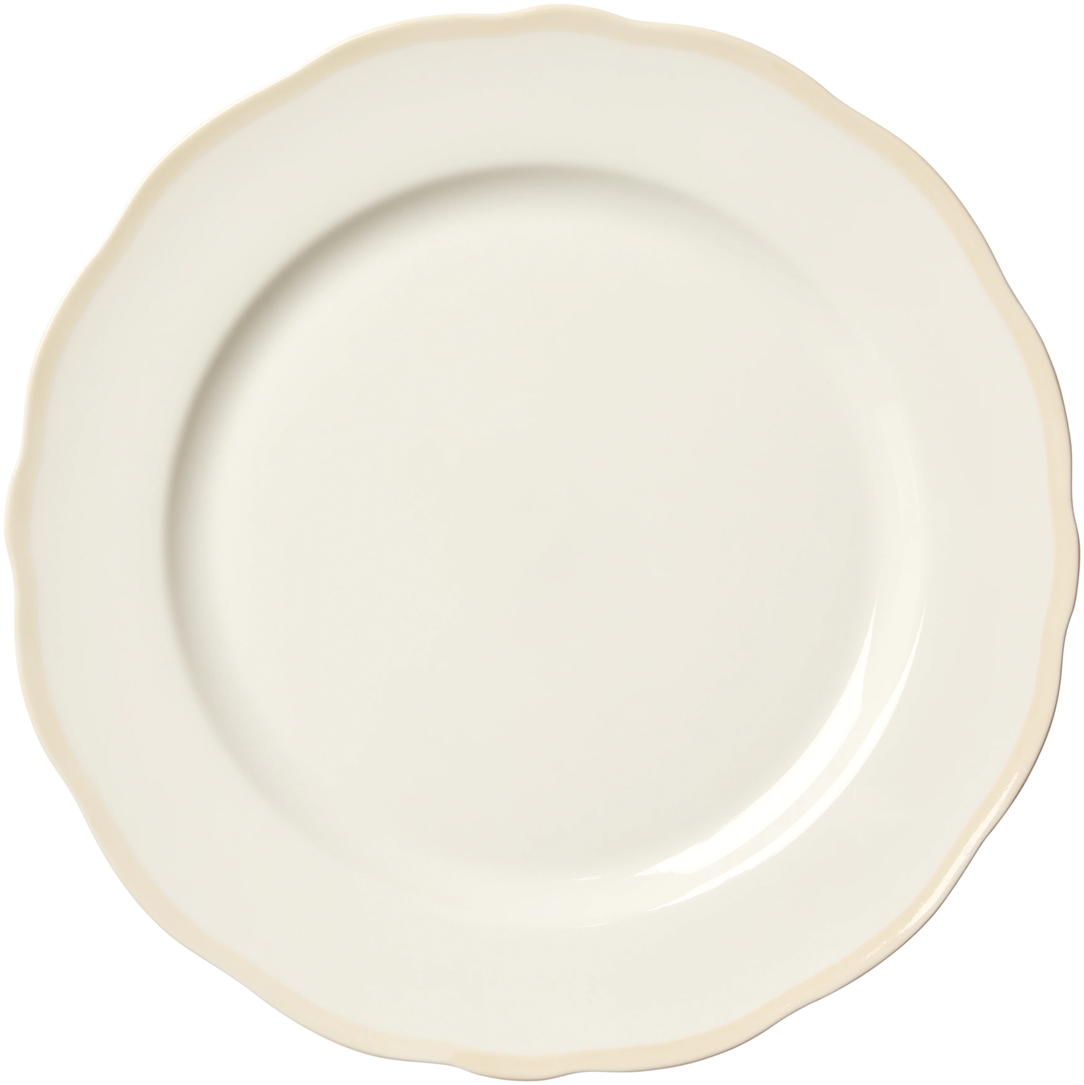 decotique fleur tallrik 28 cm - keramik sand