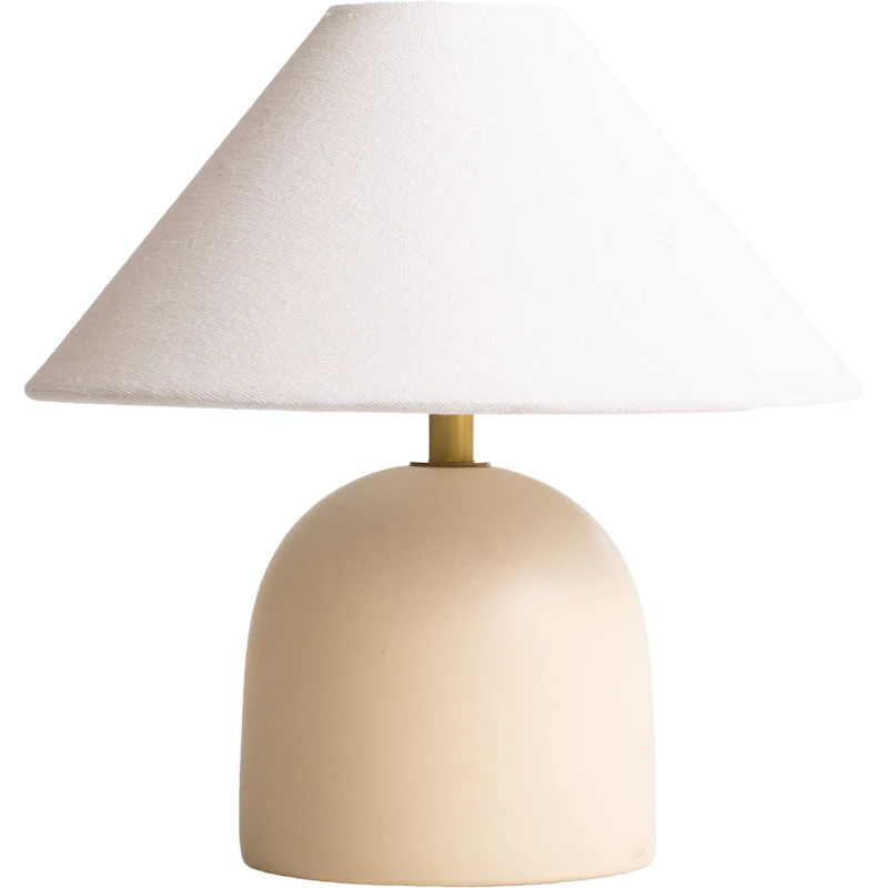 Flora Bordslampa 25 cm, Creme