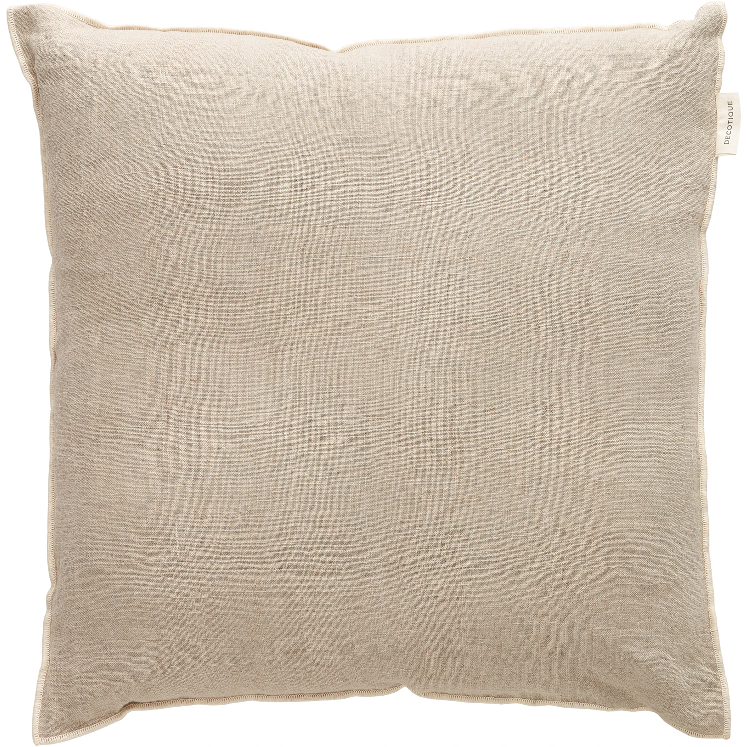 Decotique Frame Kudde 50x50 Cm - Prydnadskuddar & Fodral Linne Beige