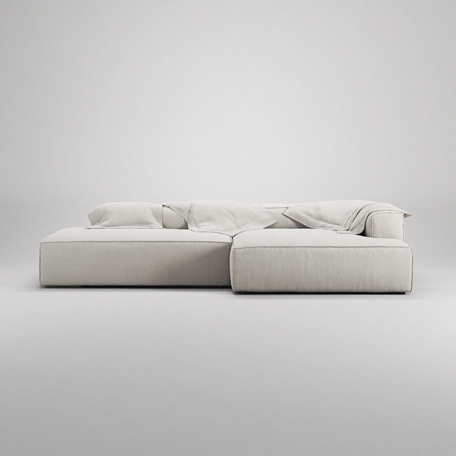 Decotique Grand 2,5-sitssoffa Öppet Avslut Vänster, moon white från Decotique, bild 4