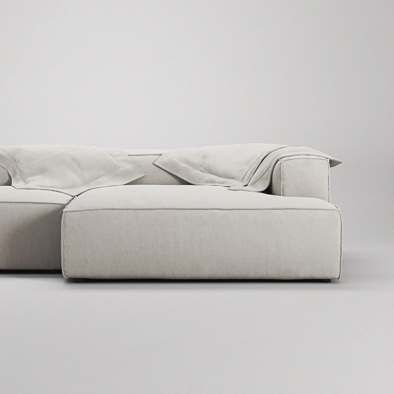 Decotique Grand 2,5-sitssoffa Öppet Avslut Vänster, moon white från Decotique, bild 3