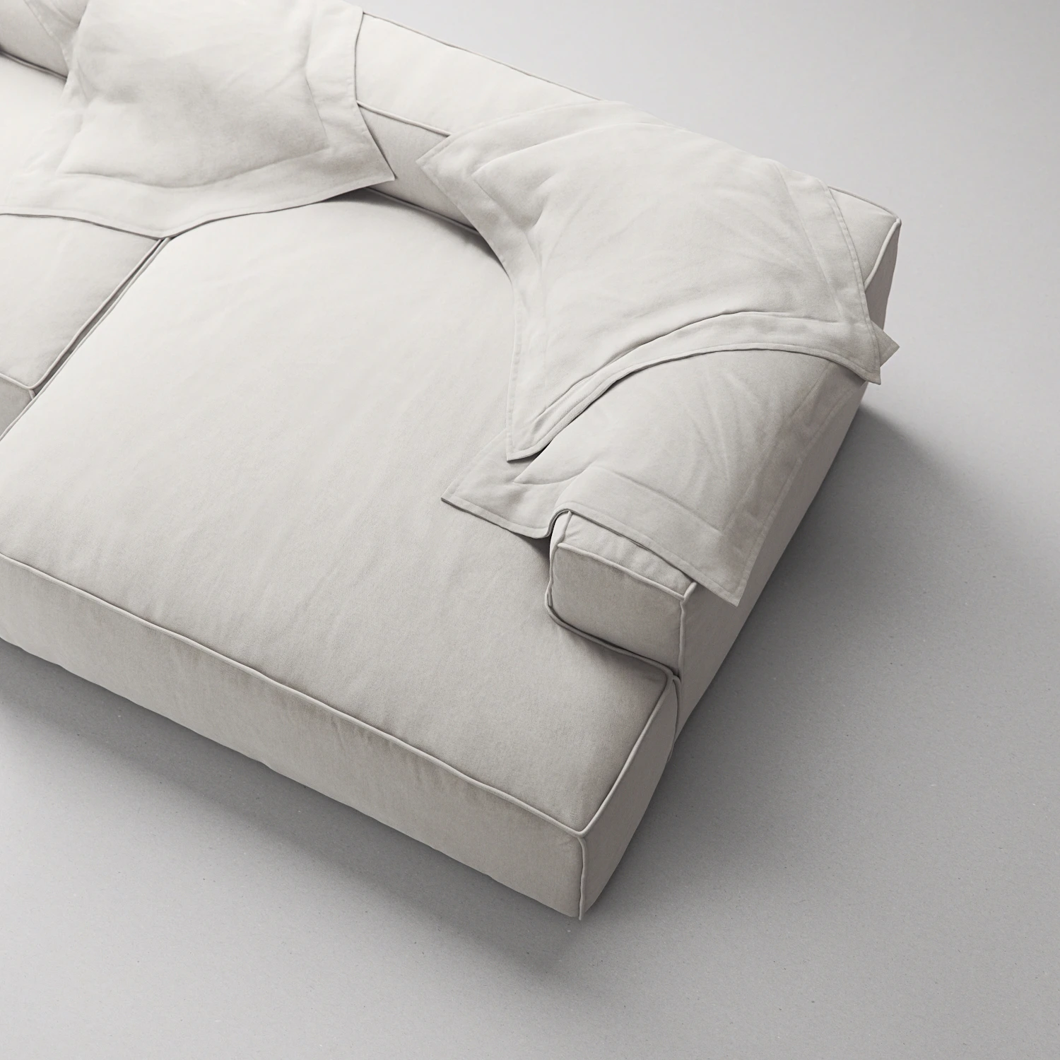 Decotique Grand 2,5-sitssoffa Öppet Avslut Vänster, moon white från Decotique, bild 6
