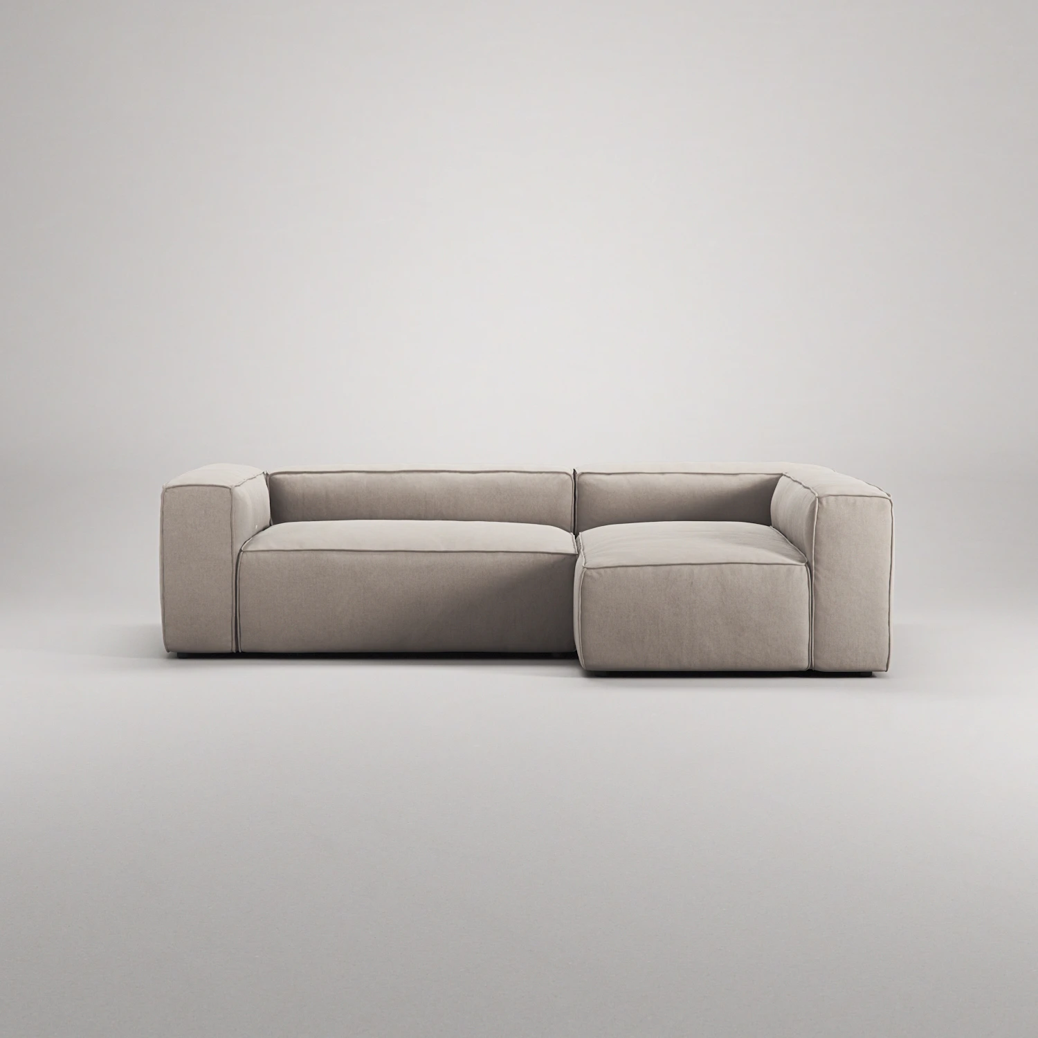 Decotique Grand 3-sitssoffa Divan Höger, sandshell beige från Decotique, bild 6